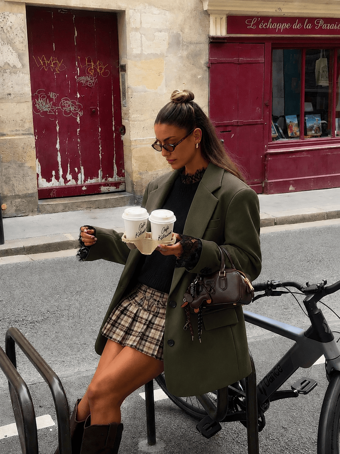 Maurice paris Veste Blazer MANY kaki