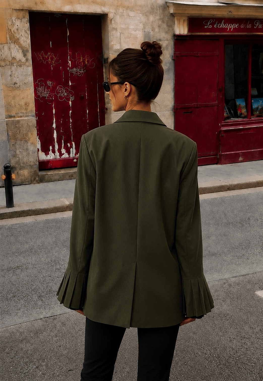 Maurice paris Veste Blazer MANY kaki