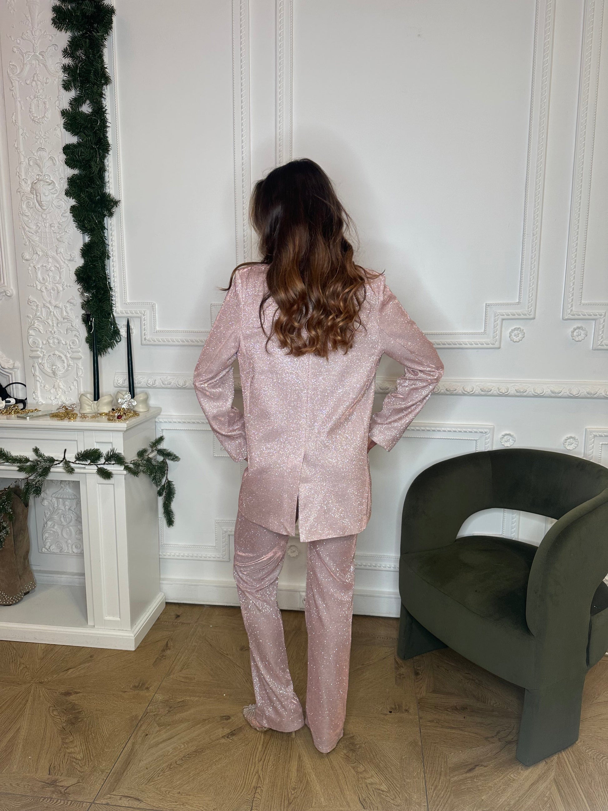 Maurice paris Veste Blazer SPARKLES rose