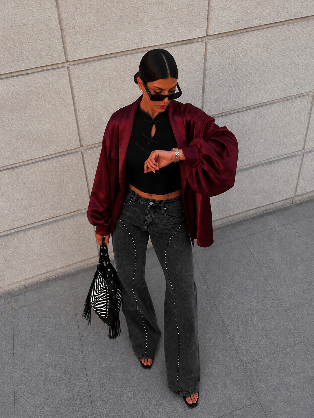 Maurice paris Veste Bombers KALINKA Bordeau