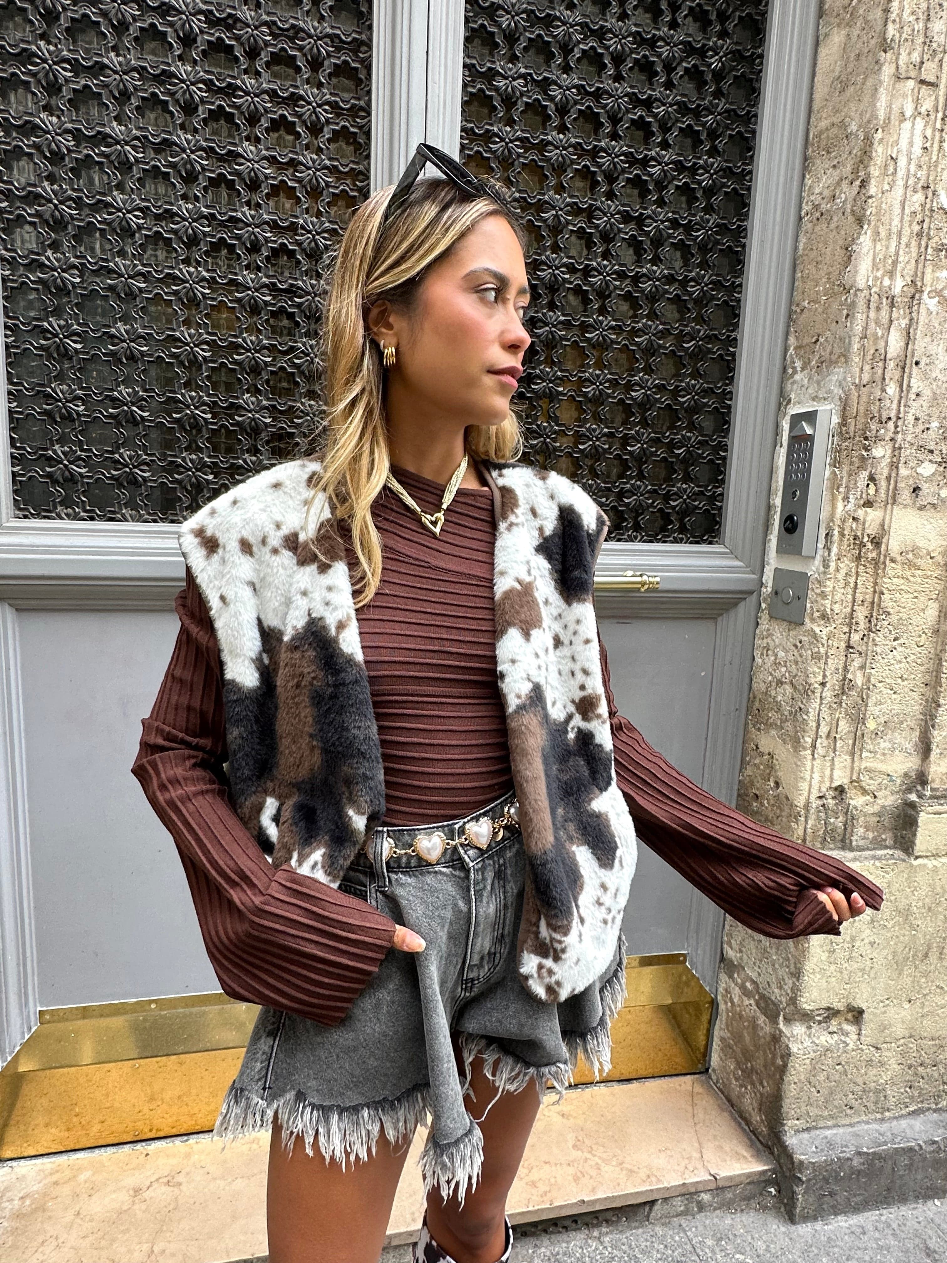 Maurice paris Veste Cardigan COWBELL