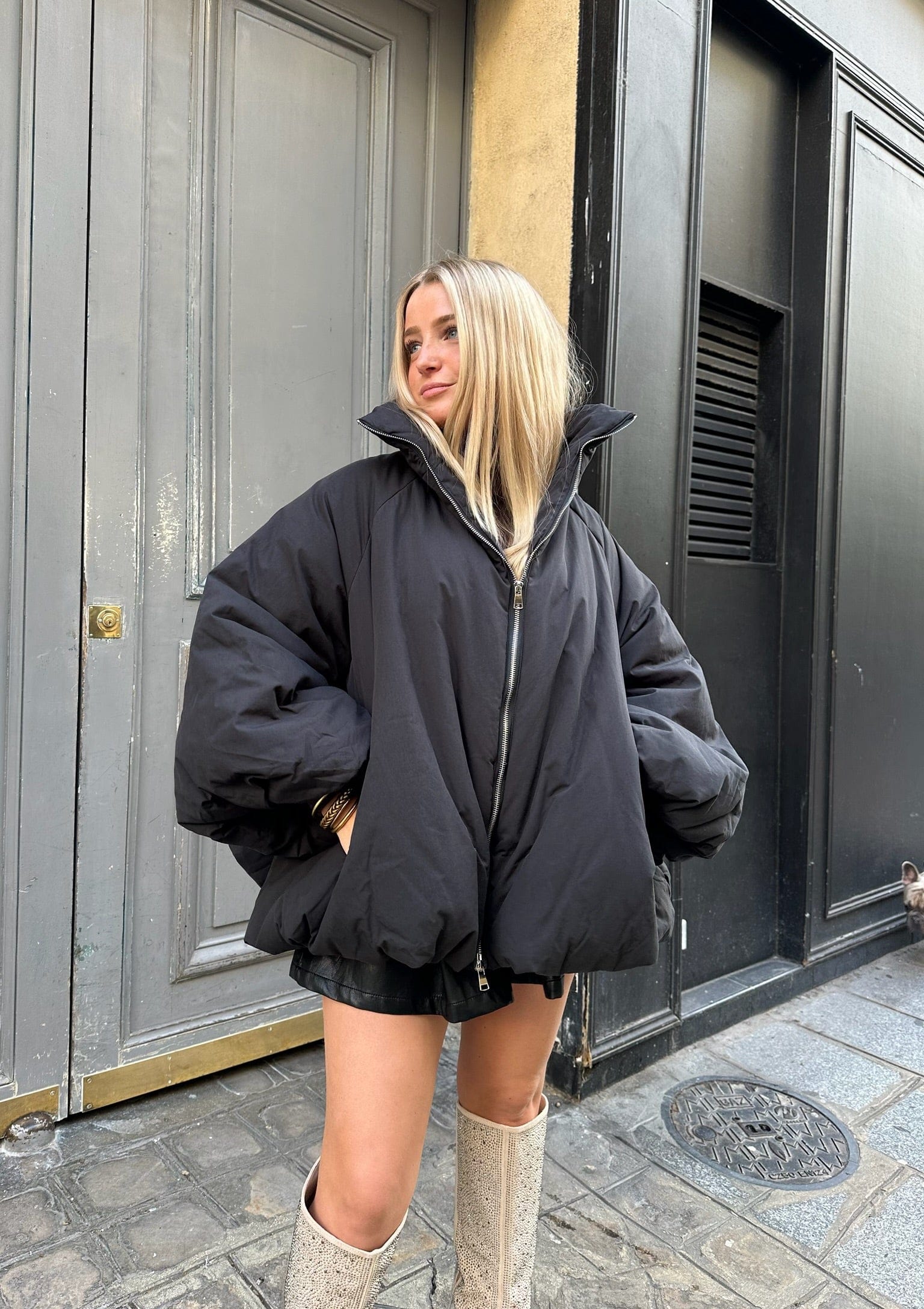 Maurice paris Veste Doudoune BUBBLE noire