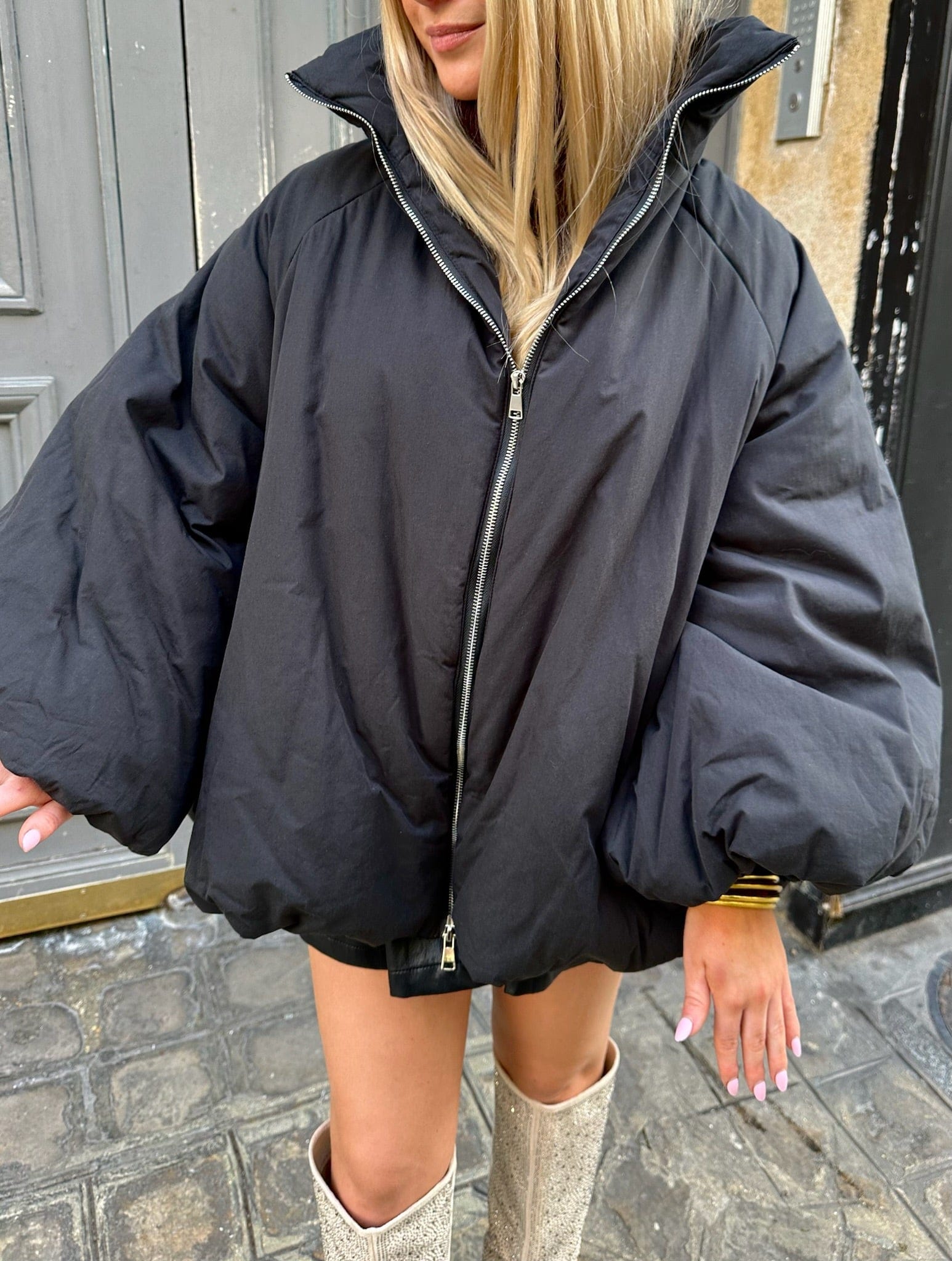 Maurice paris Veste Doudoune BUBBLE noire