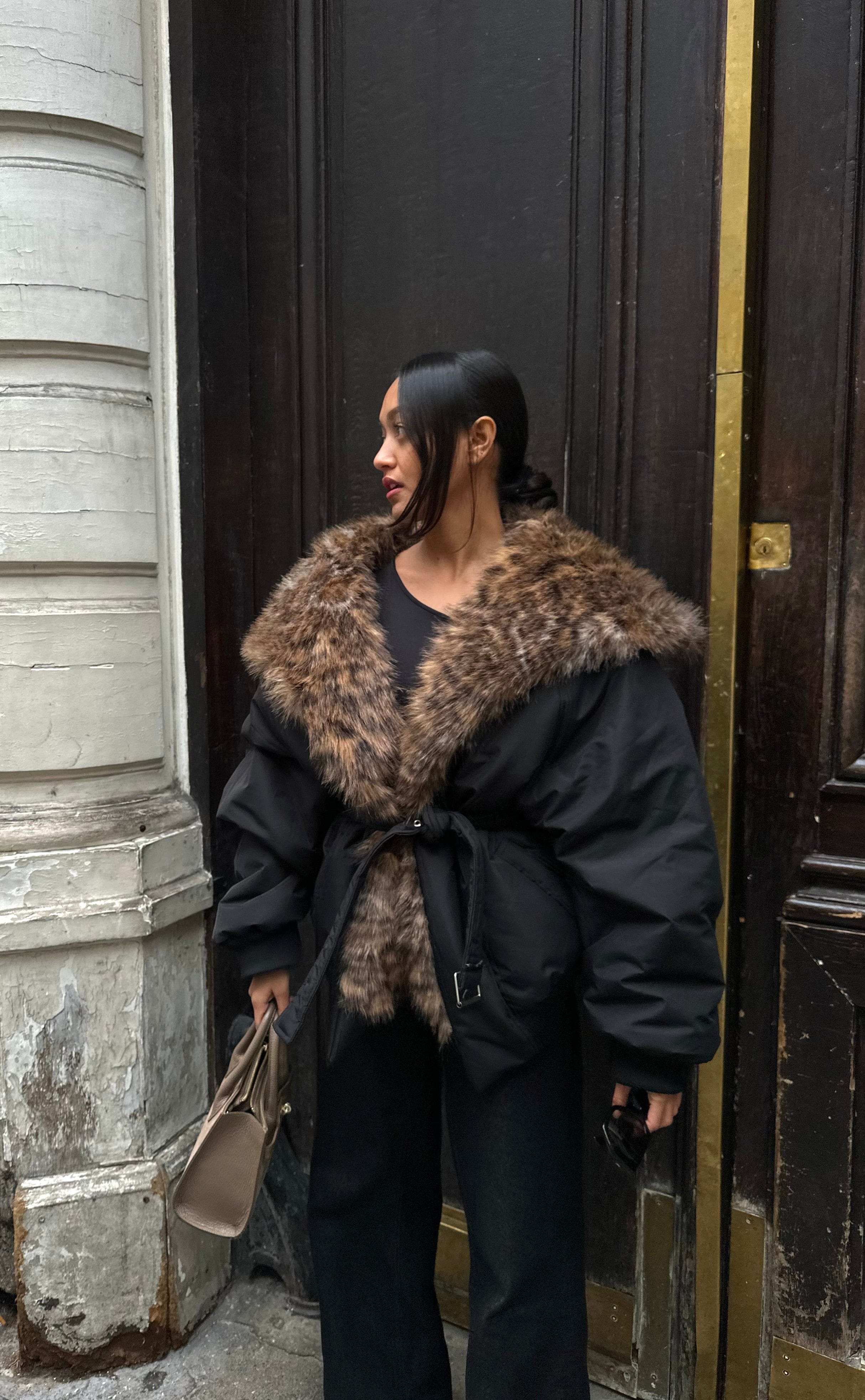 Maurice paris Veste Doudoune FAUVE