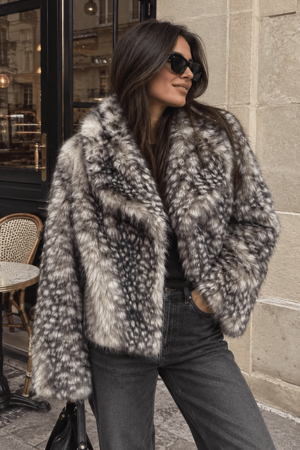 Maurice paris Veste Fourrure BAMBY