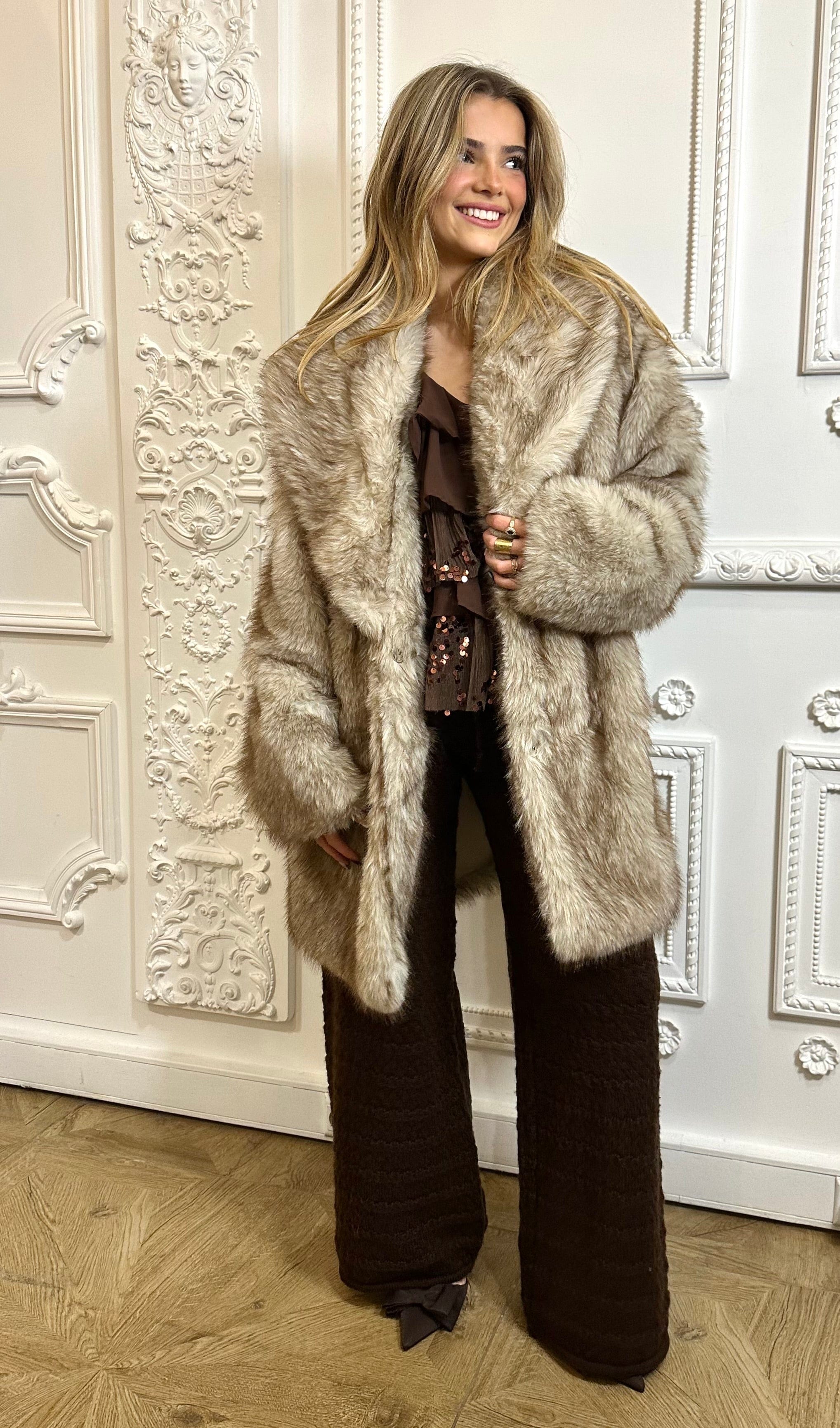 Maurice paris Veste Fourrure CHAMONIX