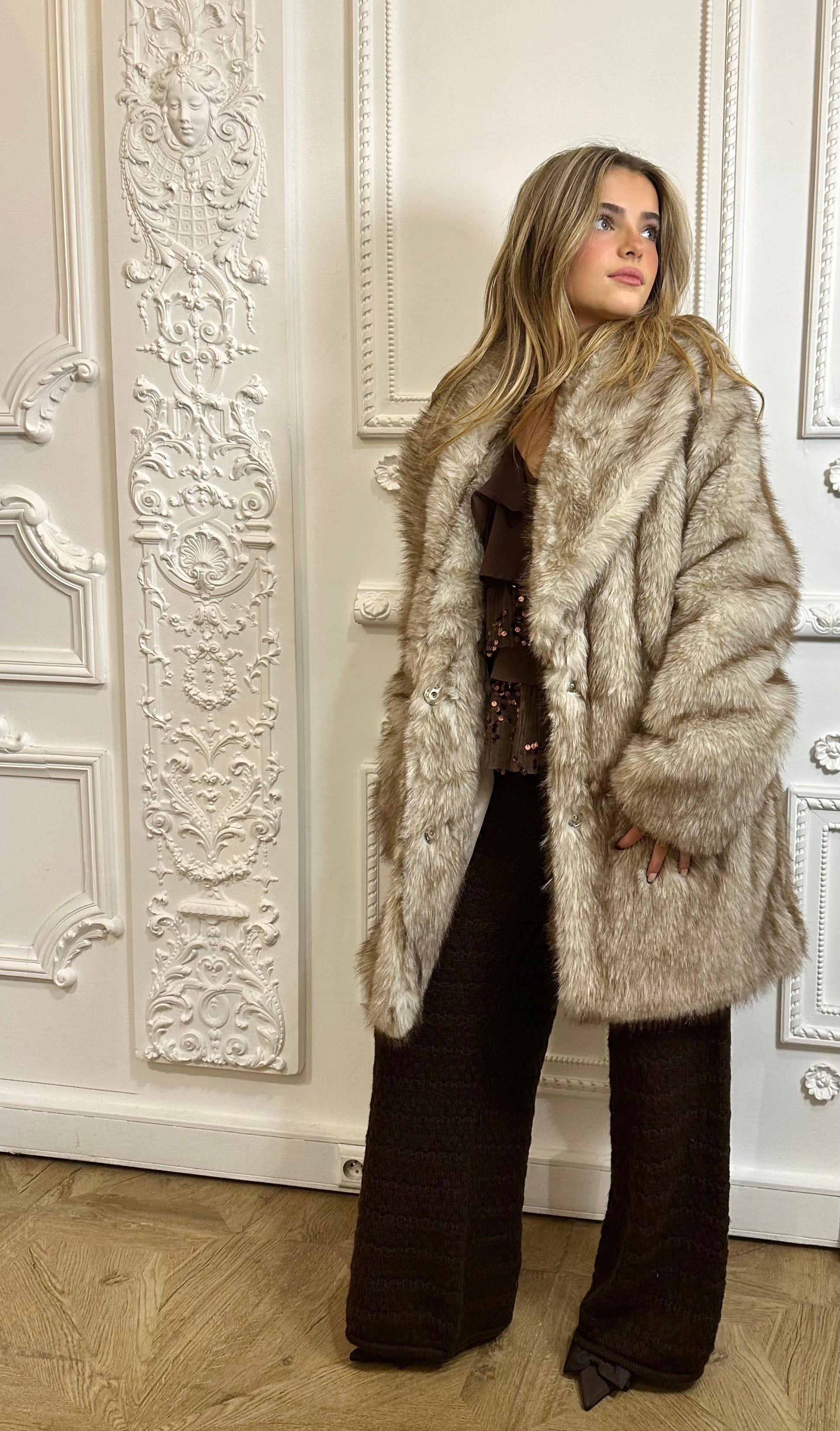 Maurice paris Veste Fourrure CHAMONIX