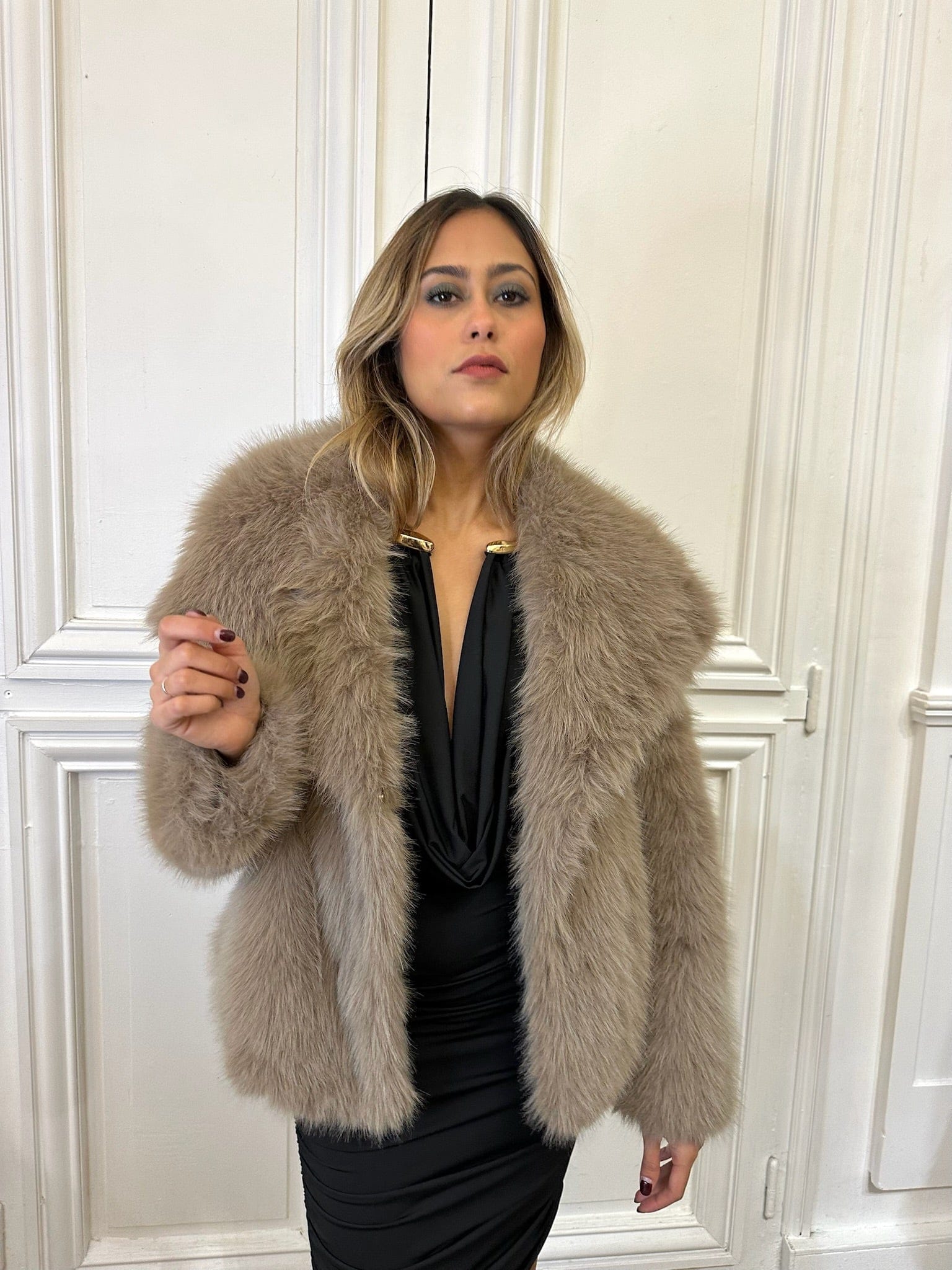 Maurice paris Veste Fourrure CLOUD