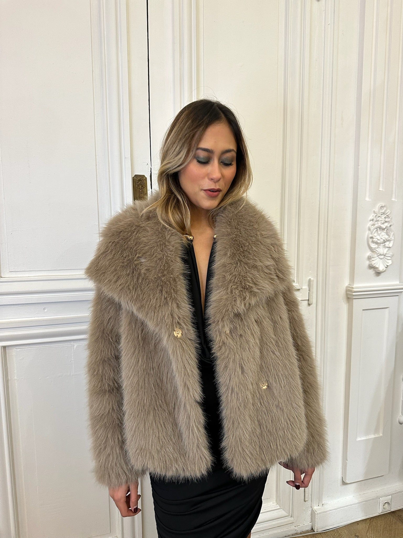 Maurice paris Veste Fourrure CLOUD