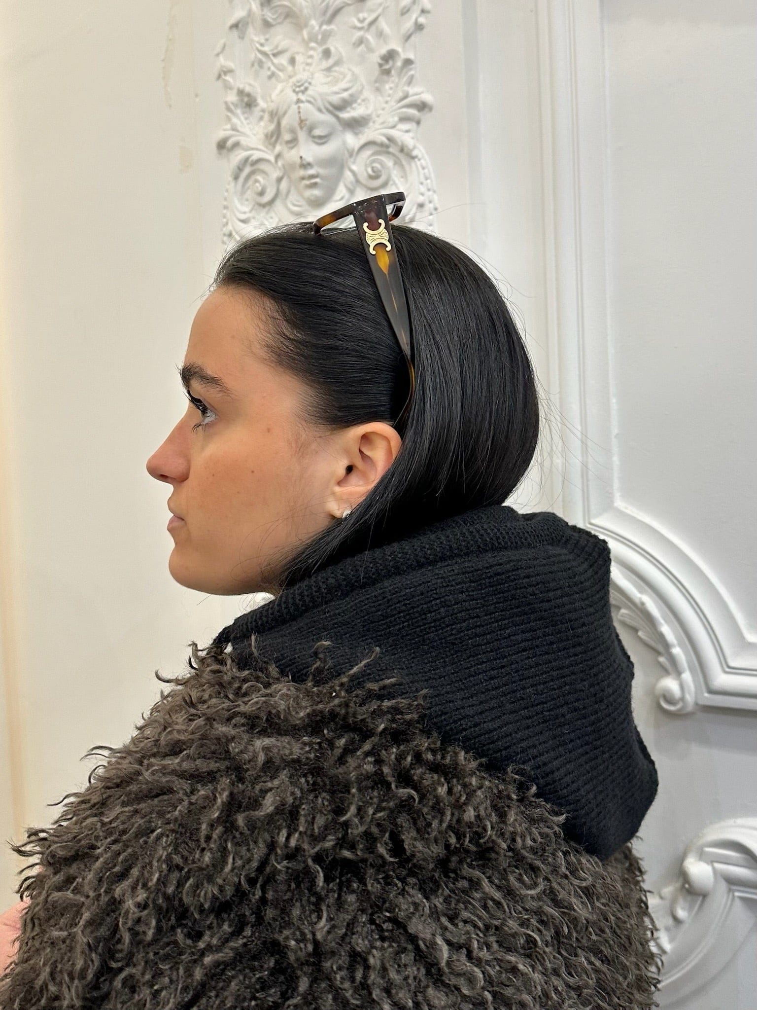 Maurice paris Veste Fourrure COCOON choco