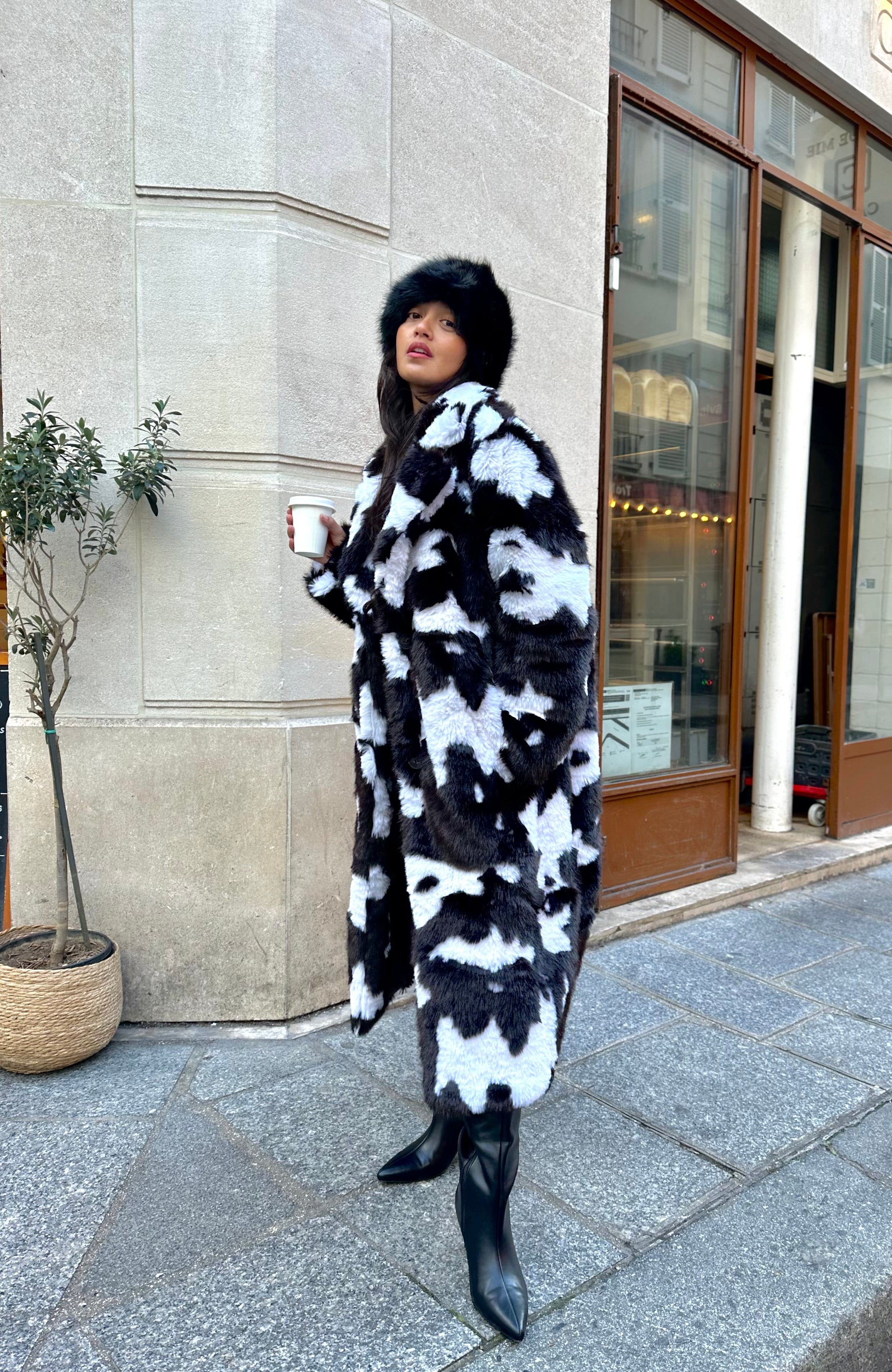 Maurice paris Veste Fourrure DALMATIEN