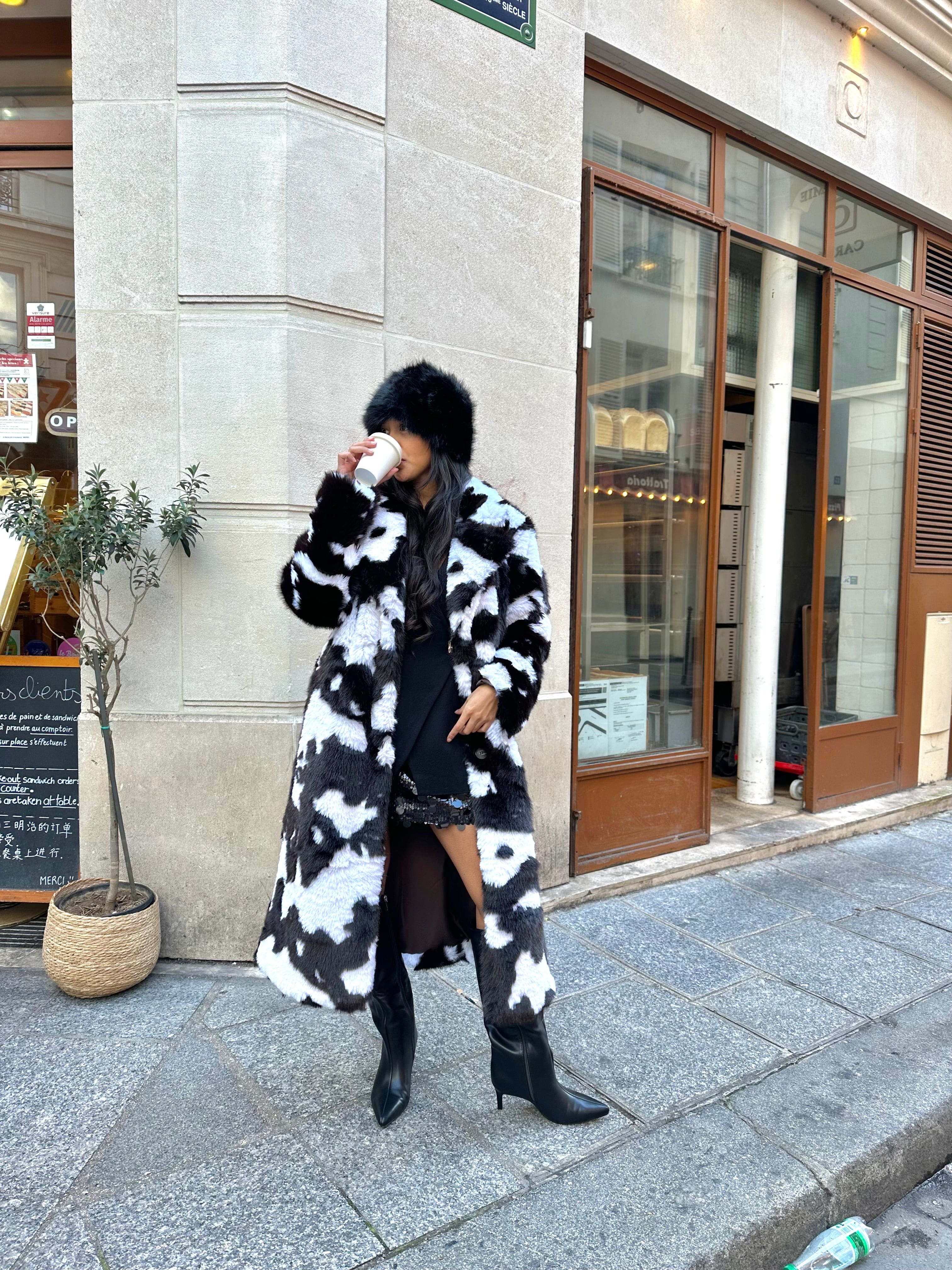 Maurice paris Veste Fourrure DALMATIEN