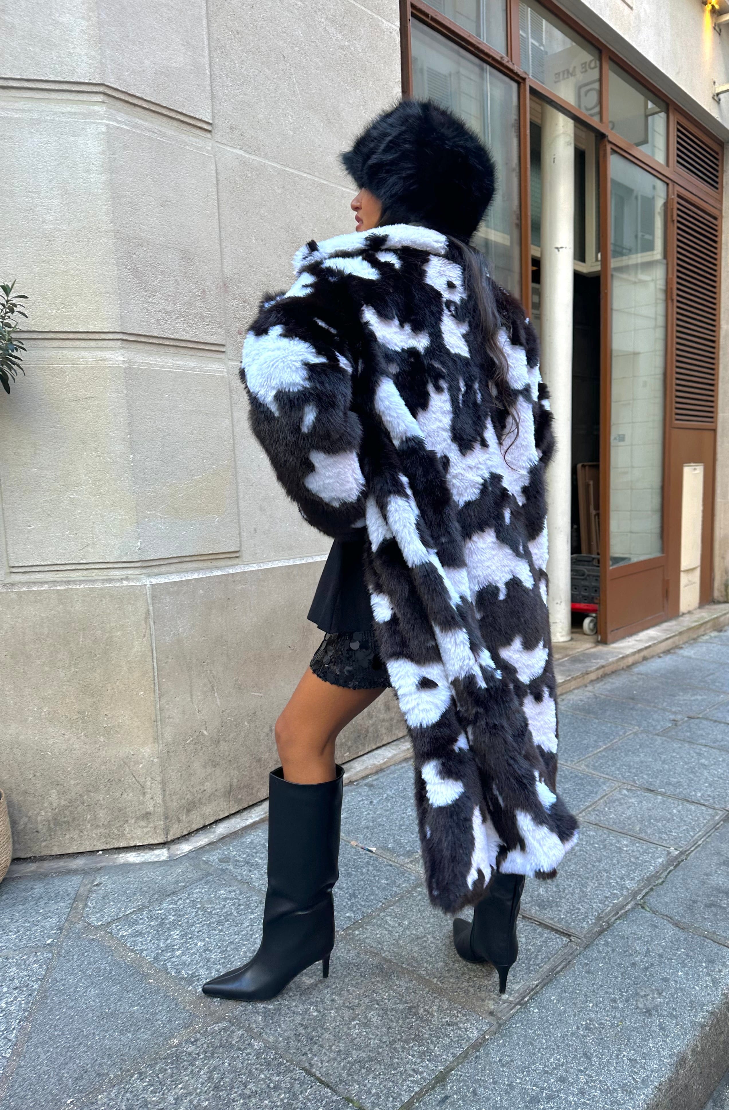 Maurice paris Veste Fourrure DALMATIEN