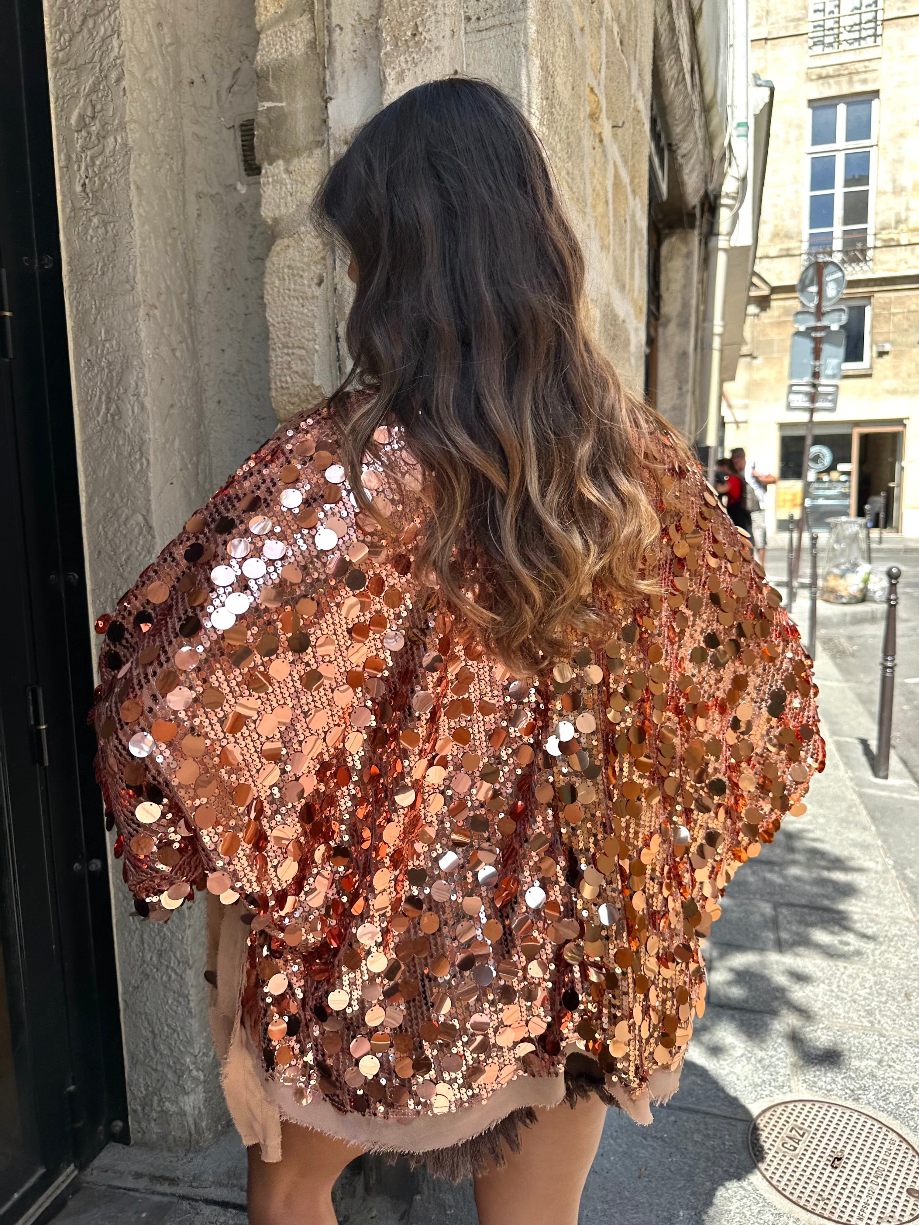 Maurice paris Veste Kimono IBIZA ocre