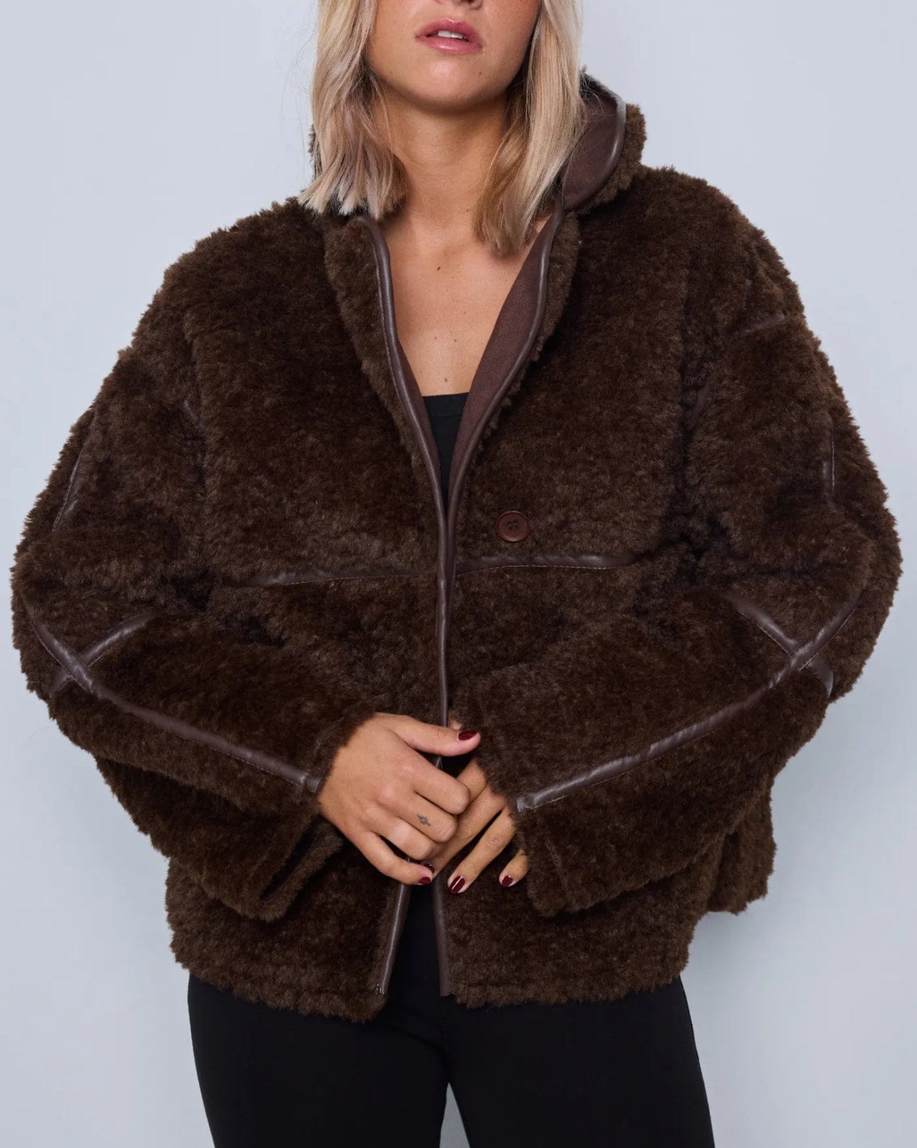 Maurice paris Veste Manteau ABY marron