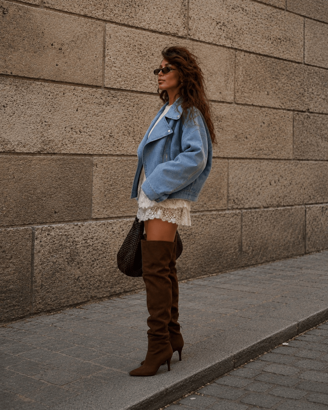Maurice paris Veste Perfecto ARIANA bleu