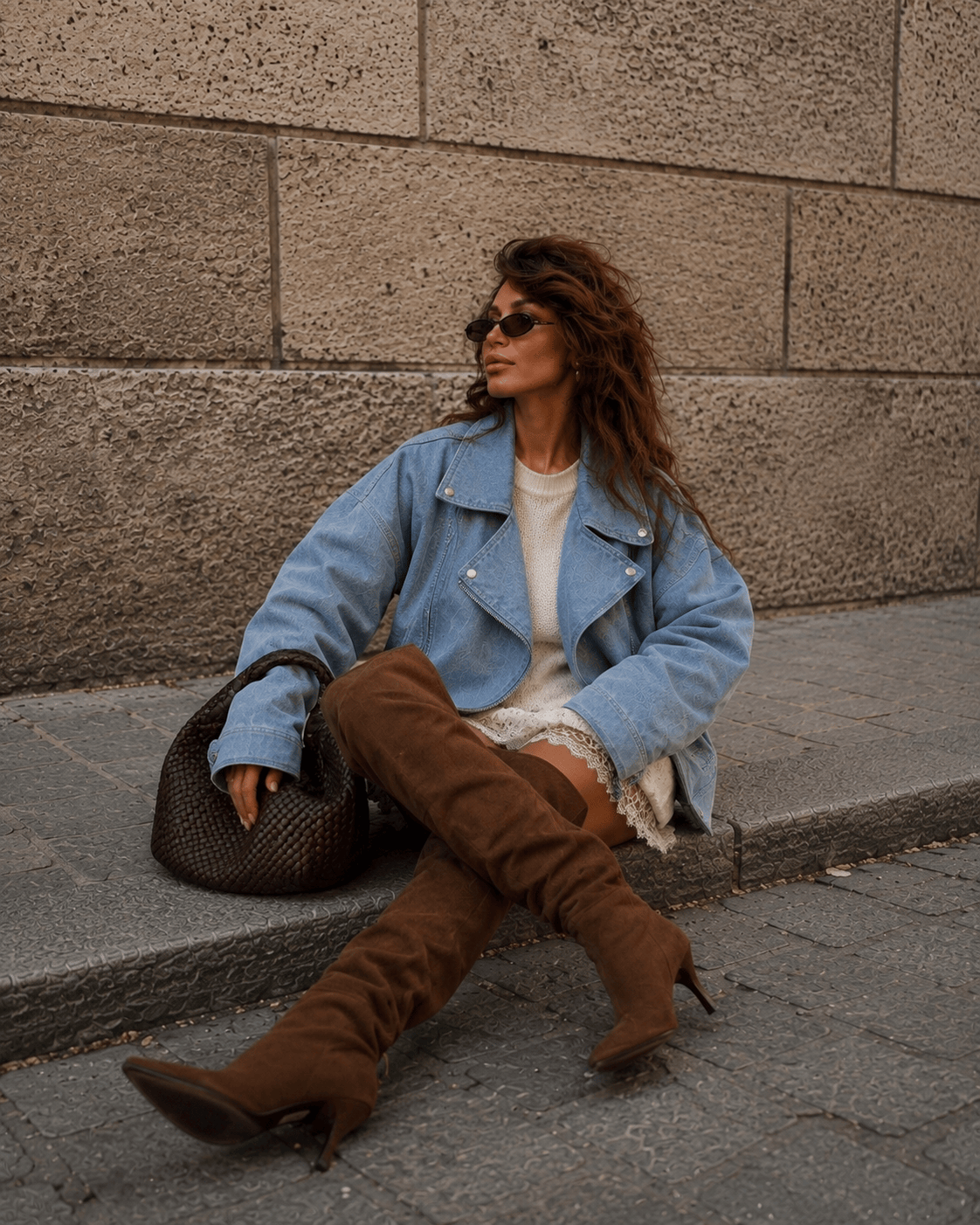 Maurice paris Veste Perfecto ARIANA bleu