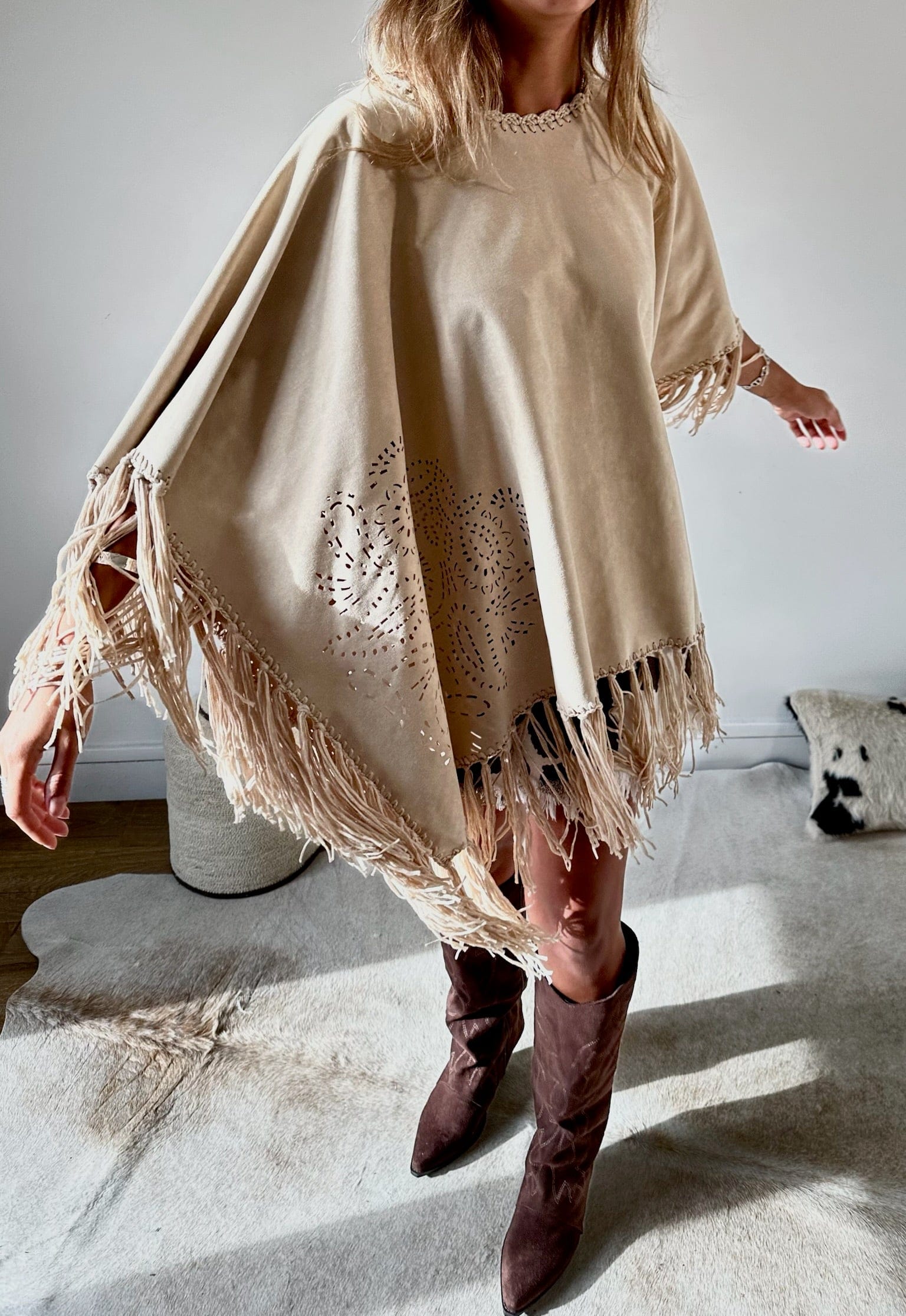 Maurice paris Veste Poncho CANYON beige