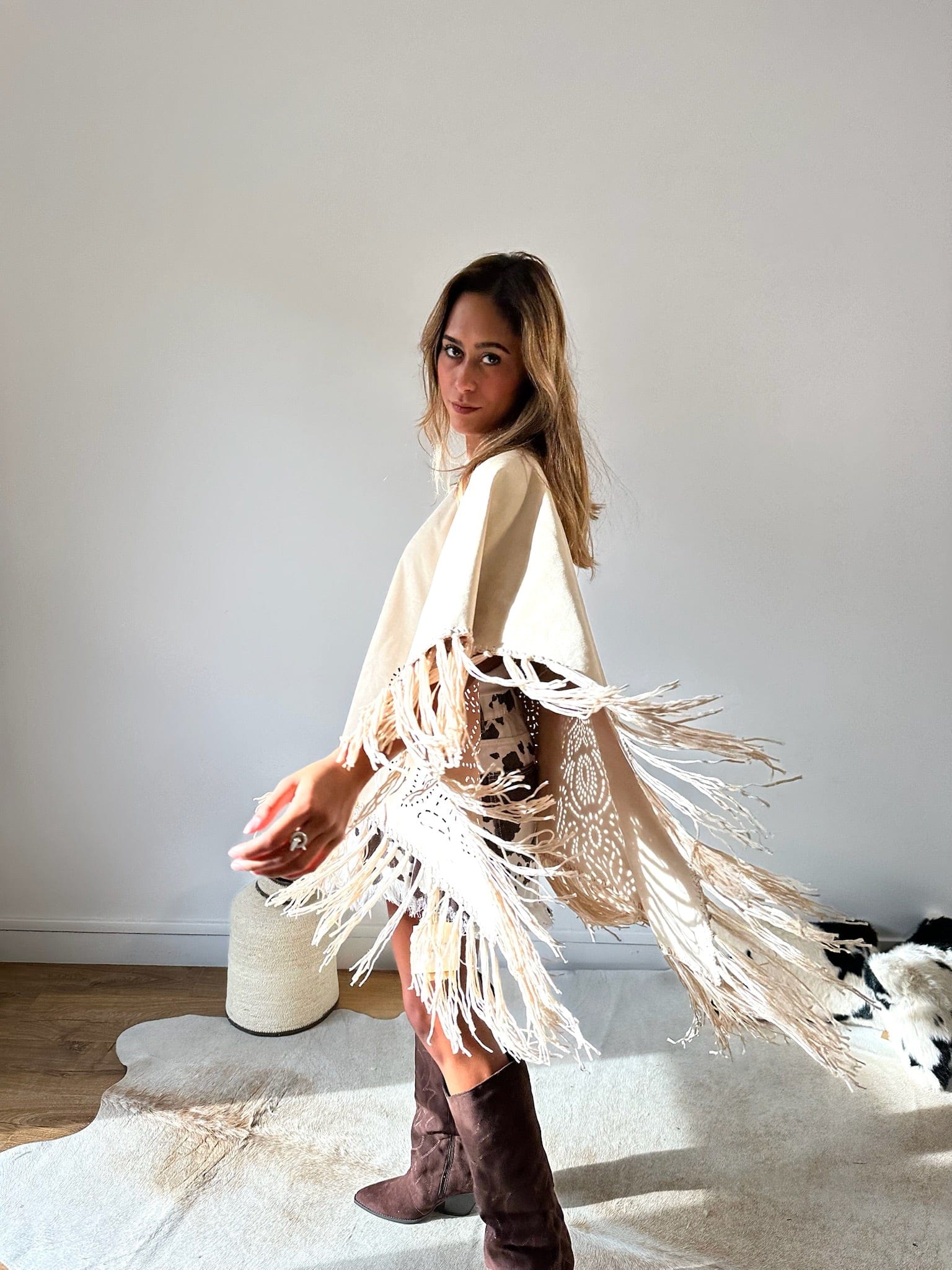 Maurice paris Veste Poncho CANYON beige