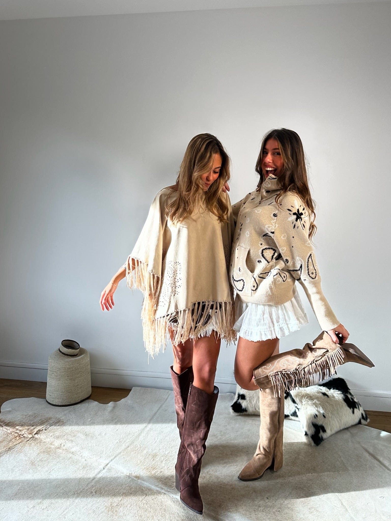 Maurice paris Veste Poncho CANYON beige