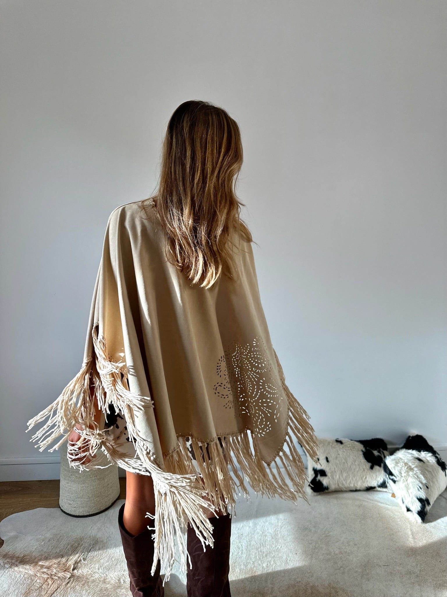 Maurice paris Veste Poncho CANYON beige