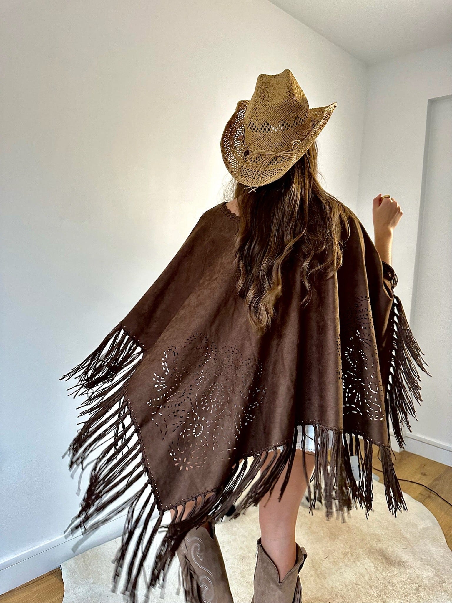 Maurice paris Veste Poncho CANYON choco