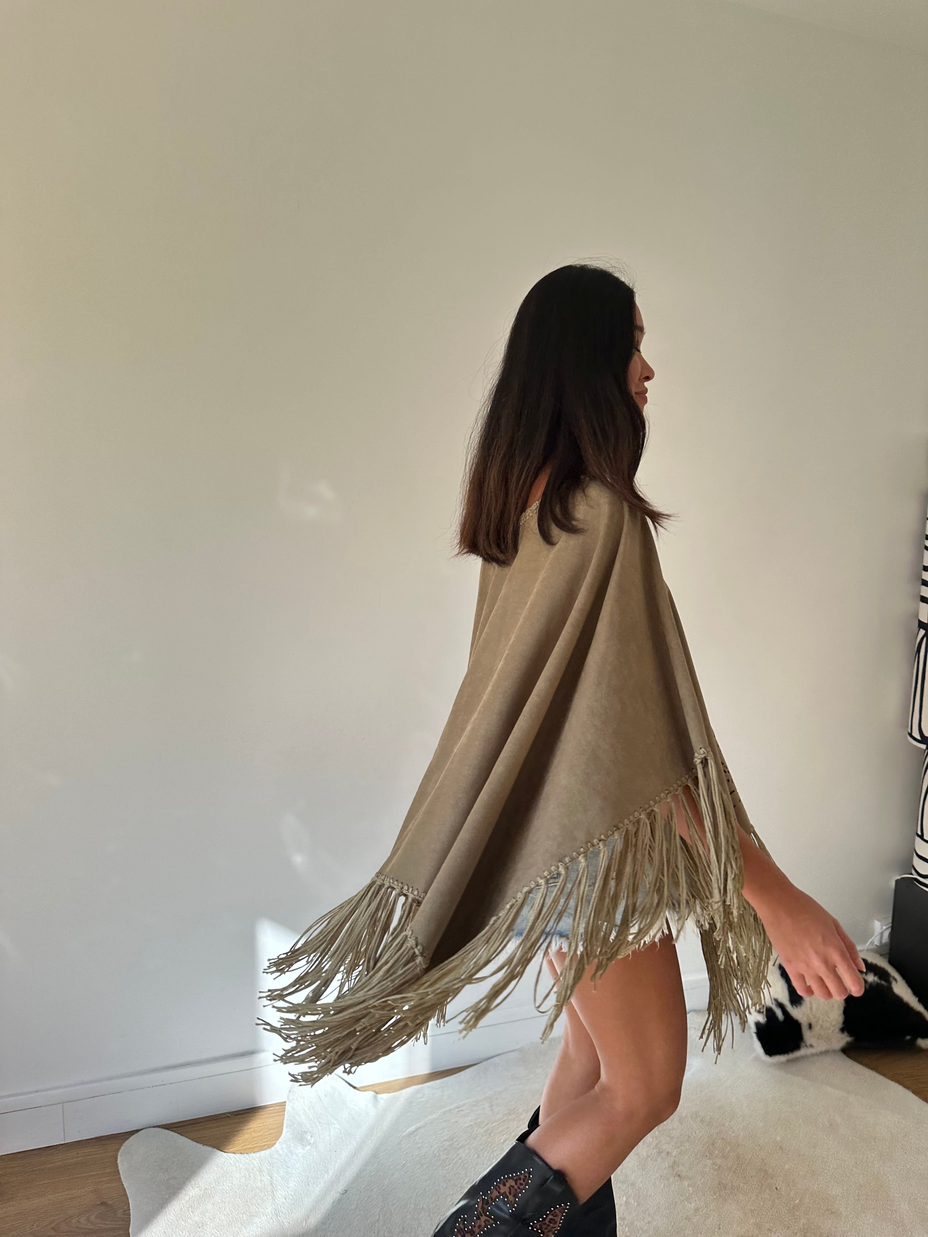 Maurice paris Veste Poncho CANYON kaki