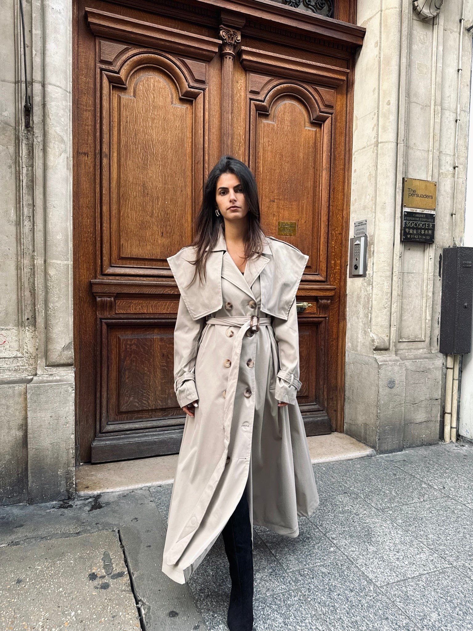 Maurice paris Veste Trench ELLYN beige