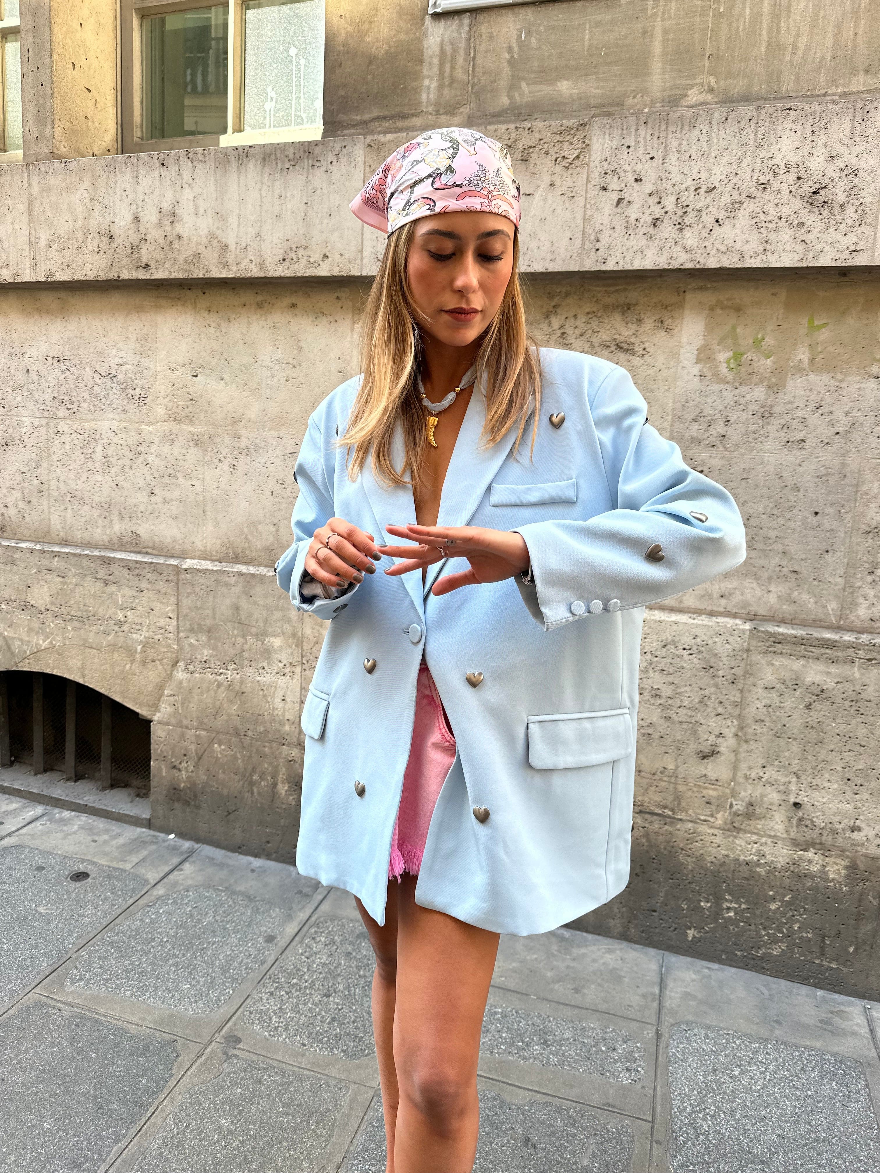 Maurice paris Veste TU Veste BARY bleue