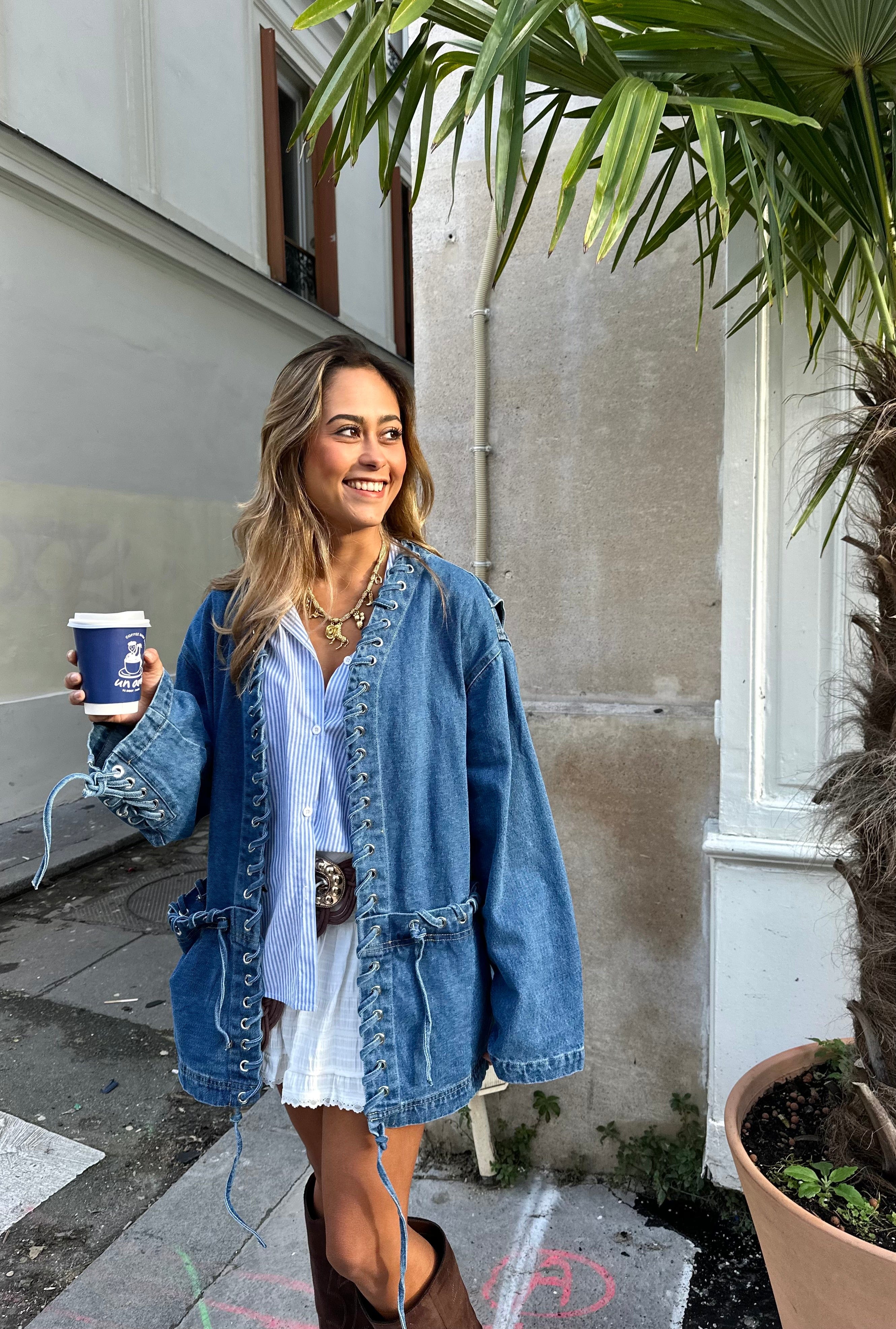 Maurice paris Veste Veste BLACKY denim