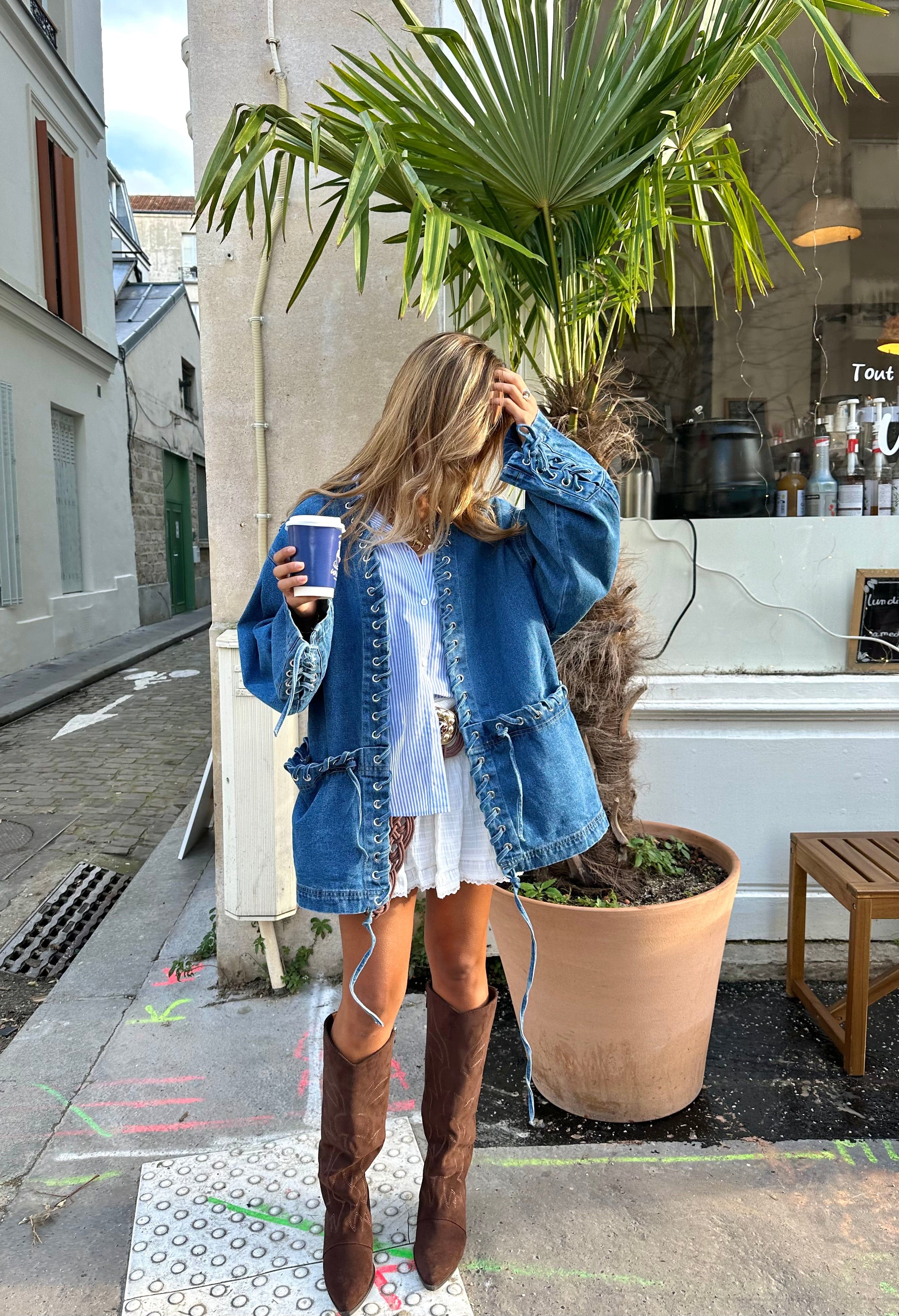 Maurice paris Veste Veste BLACKY denim