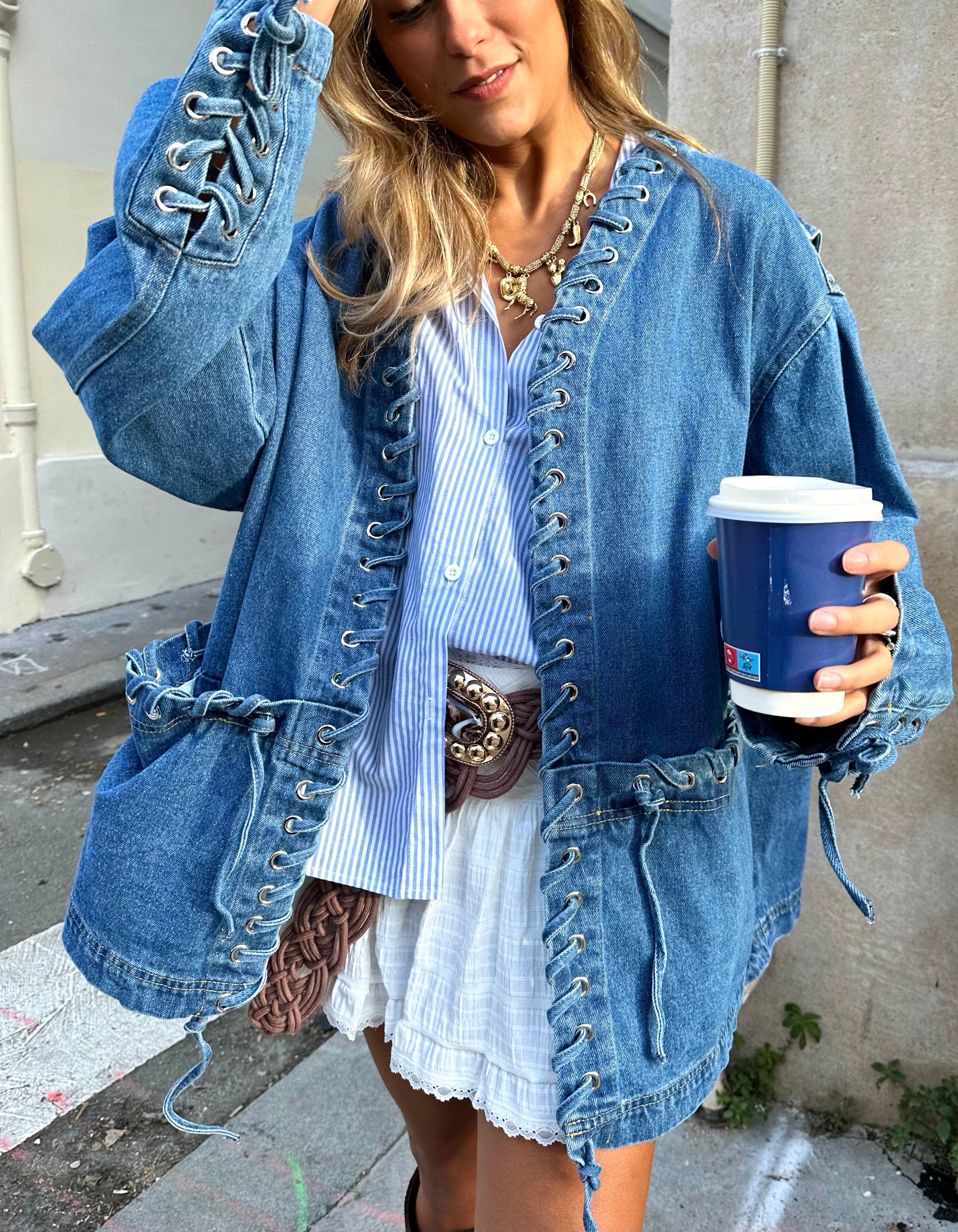 Maurice paris Veste Veste BLACKY denim