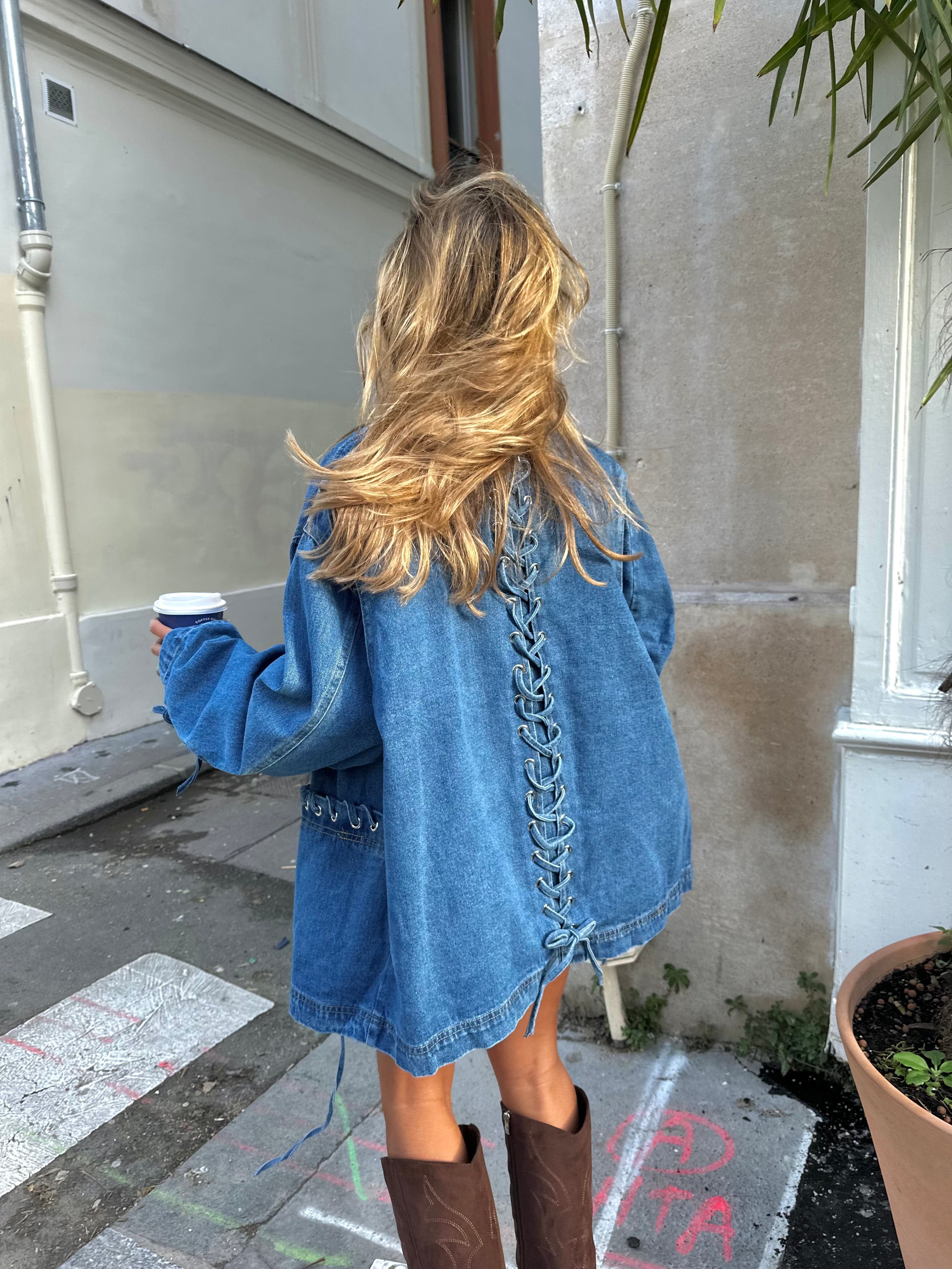 Maurice paris Veste Veste BLACKY denim