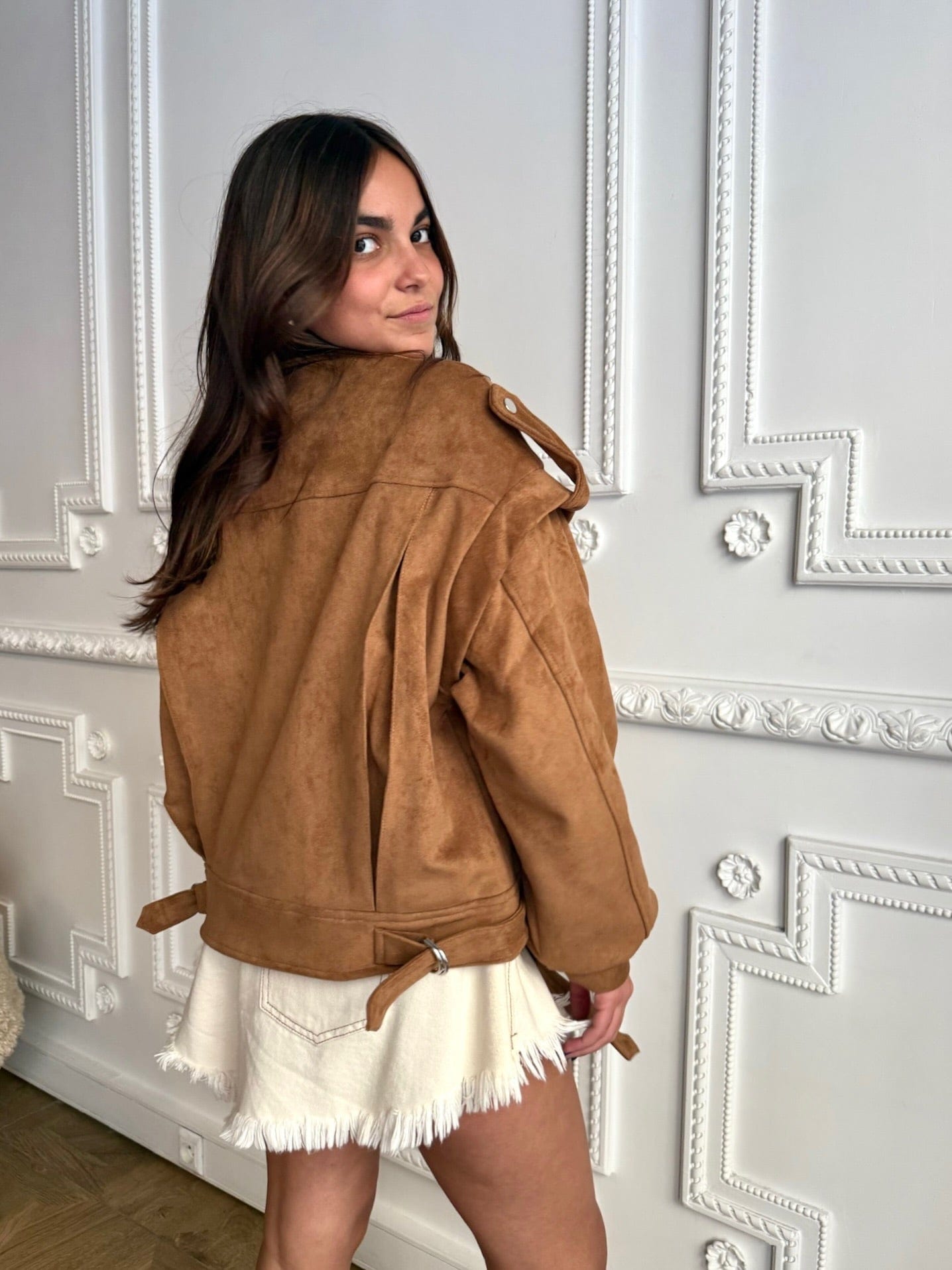 Maurice paris Veste Veste KEREN camel