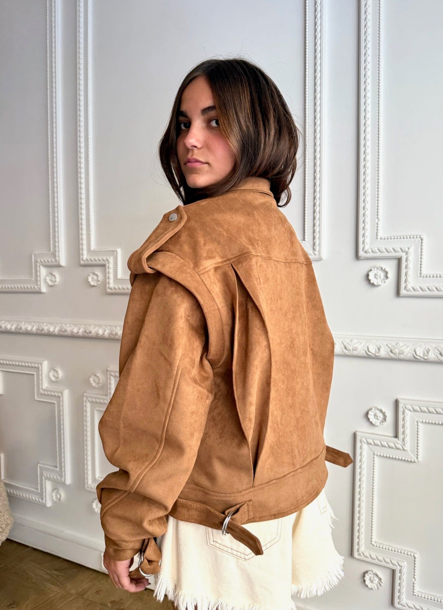Maurice paris Veste Veste KEREN camel