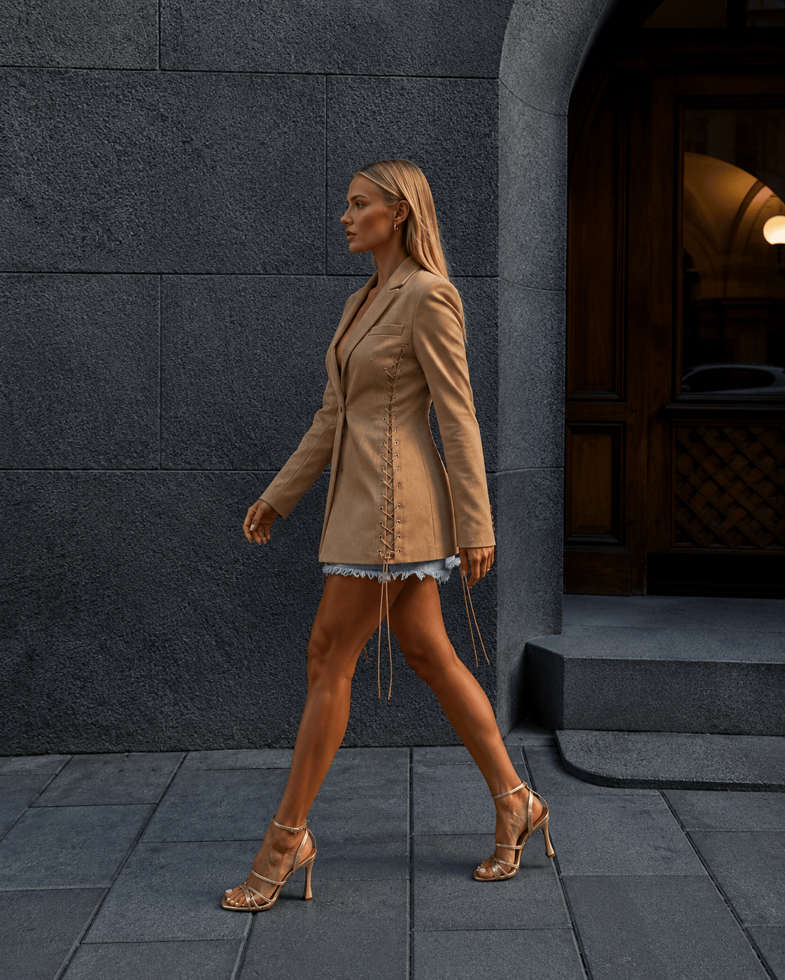 Maurice paris Veste Veste KOYA beige