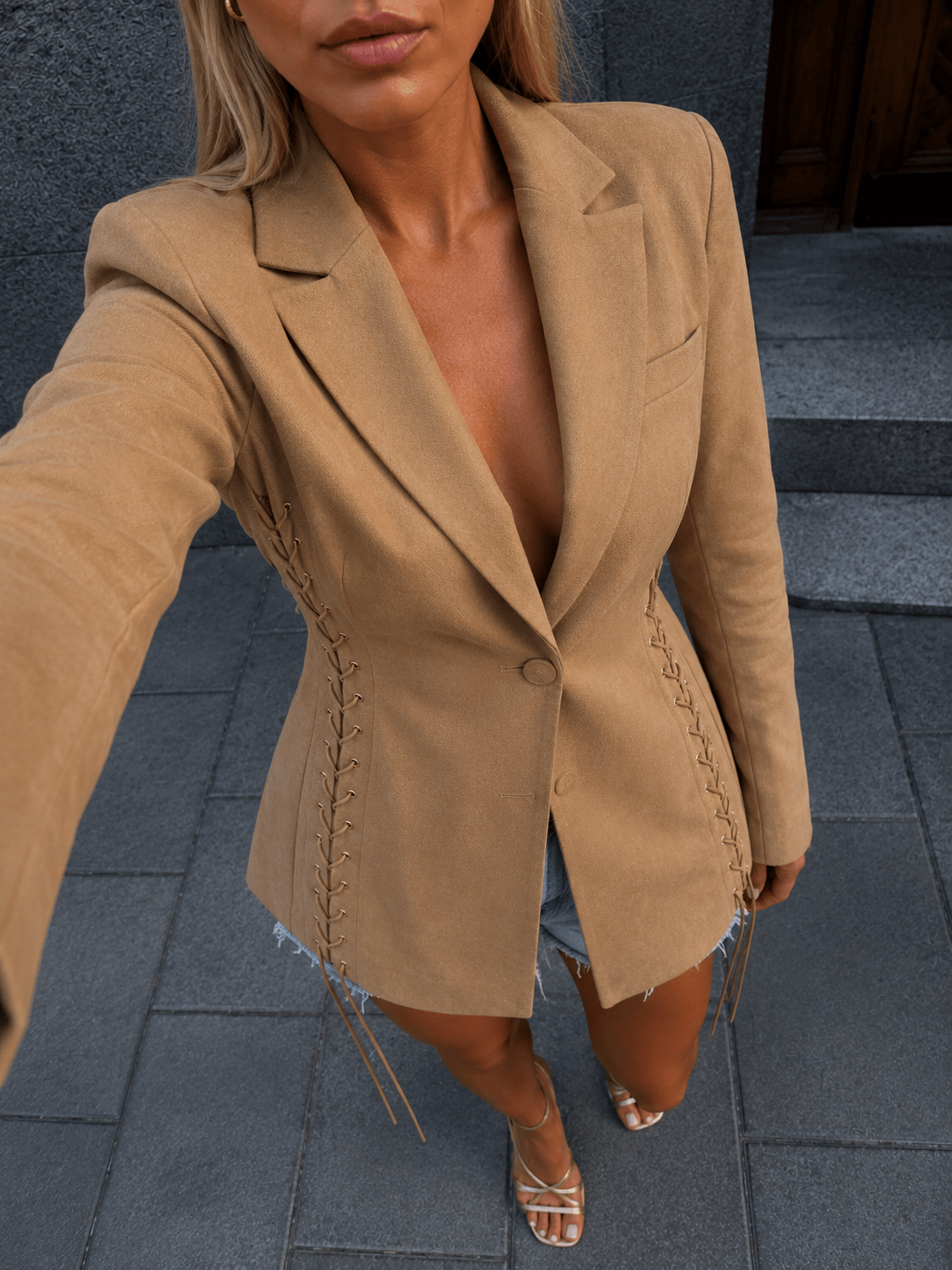 Maurice paris Veste Veste KOYA beige