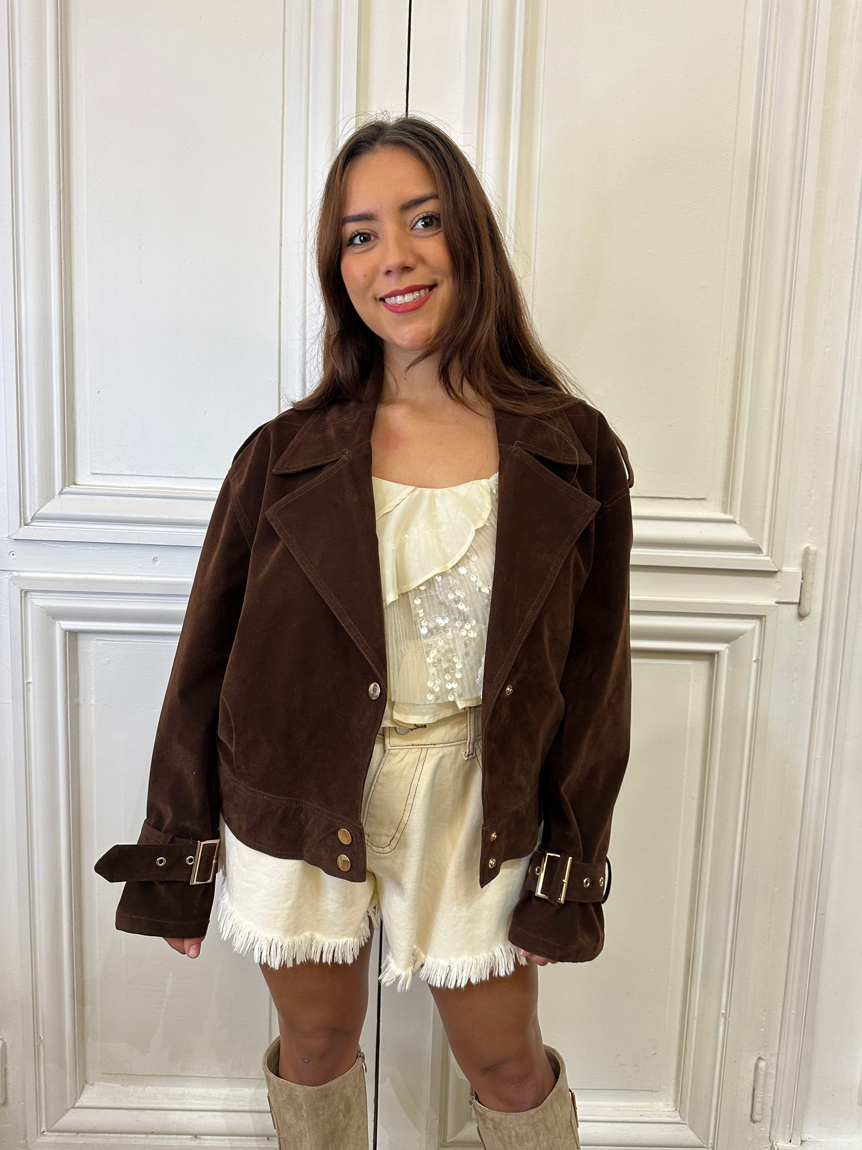 Maurice paris Veste Veste LUCILE chocolat