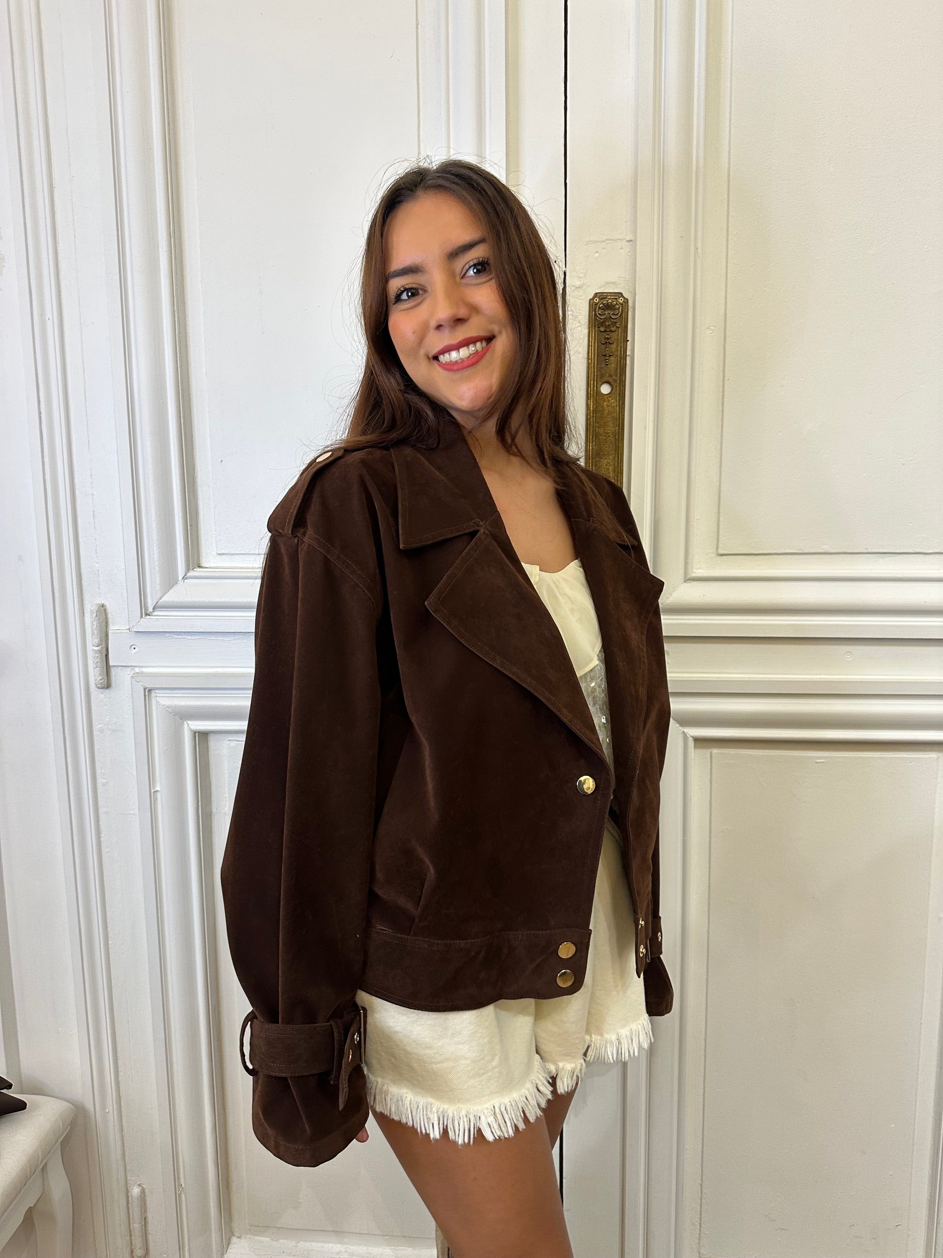 Maurice paris Veste Veste LUCILE chocolat
