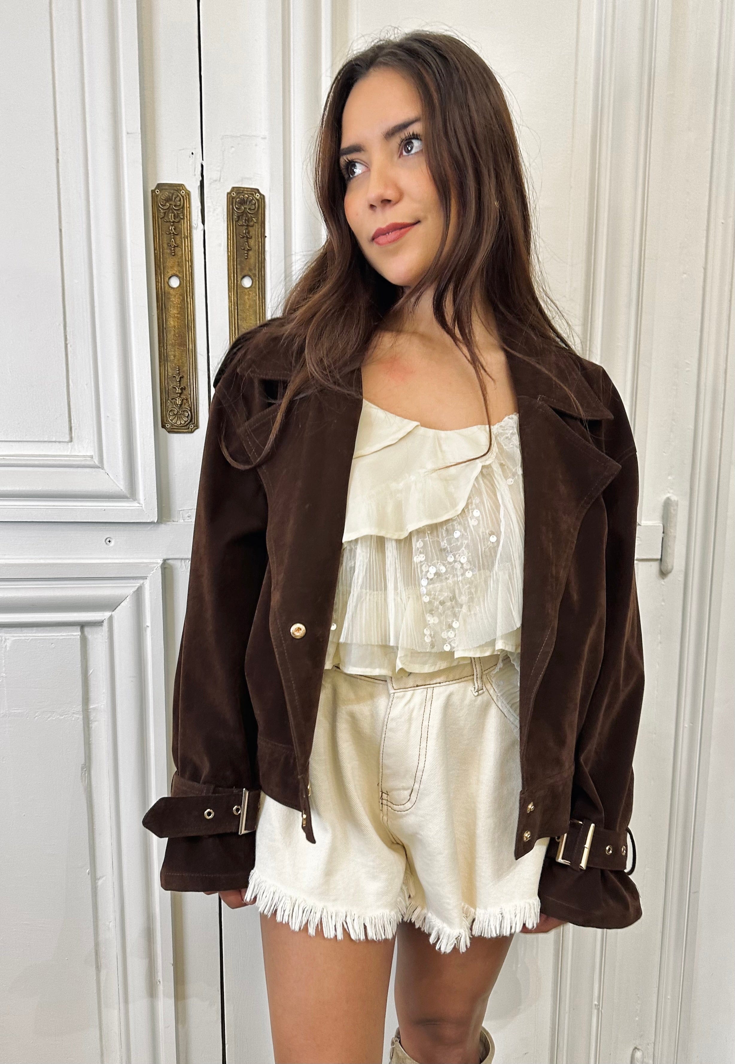 Maurice paris Veste Veste LUCILE chocolat