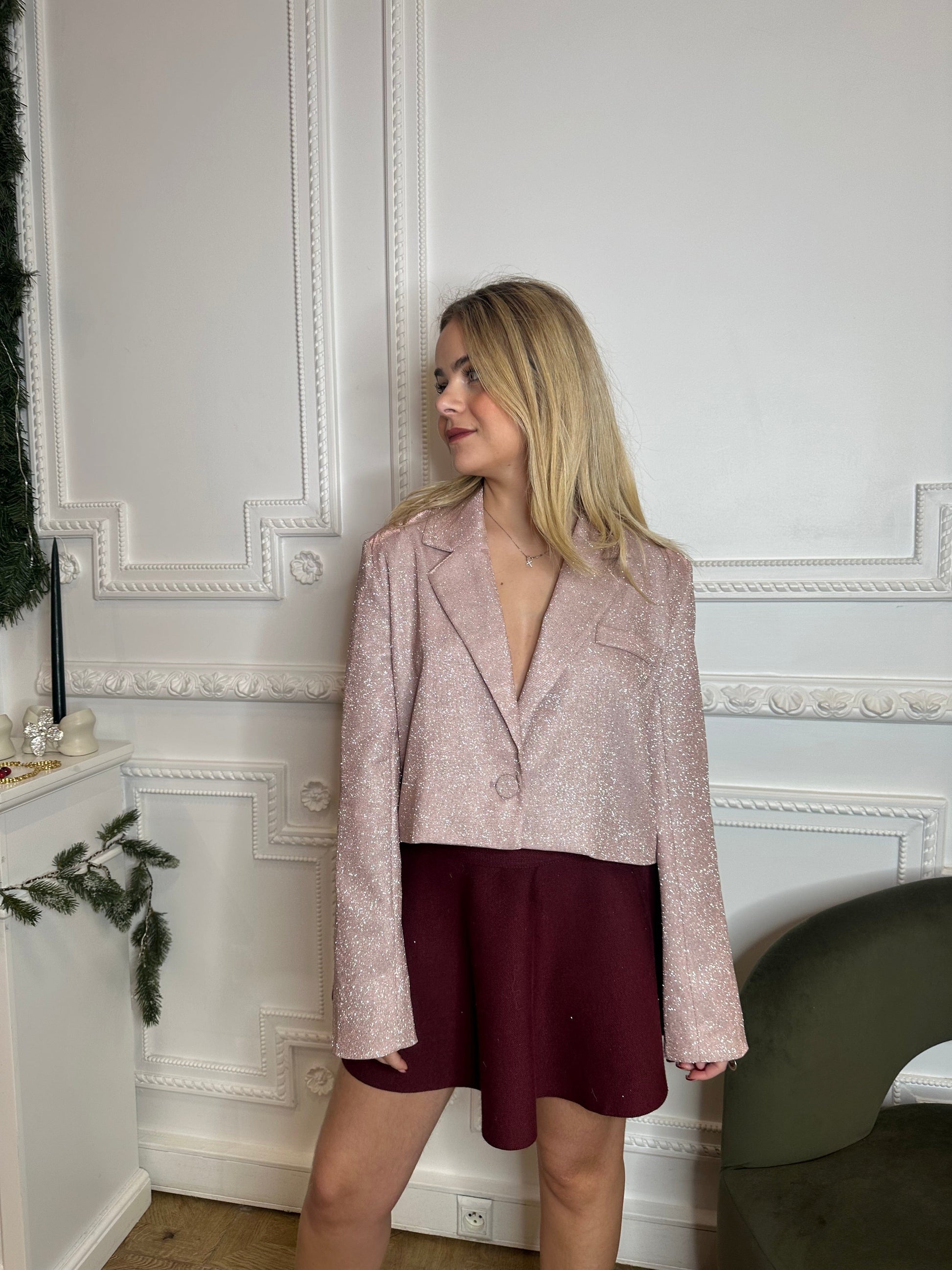 Maurice paris Veste Veste SPARKLES rose