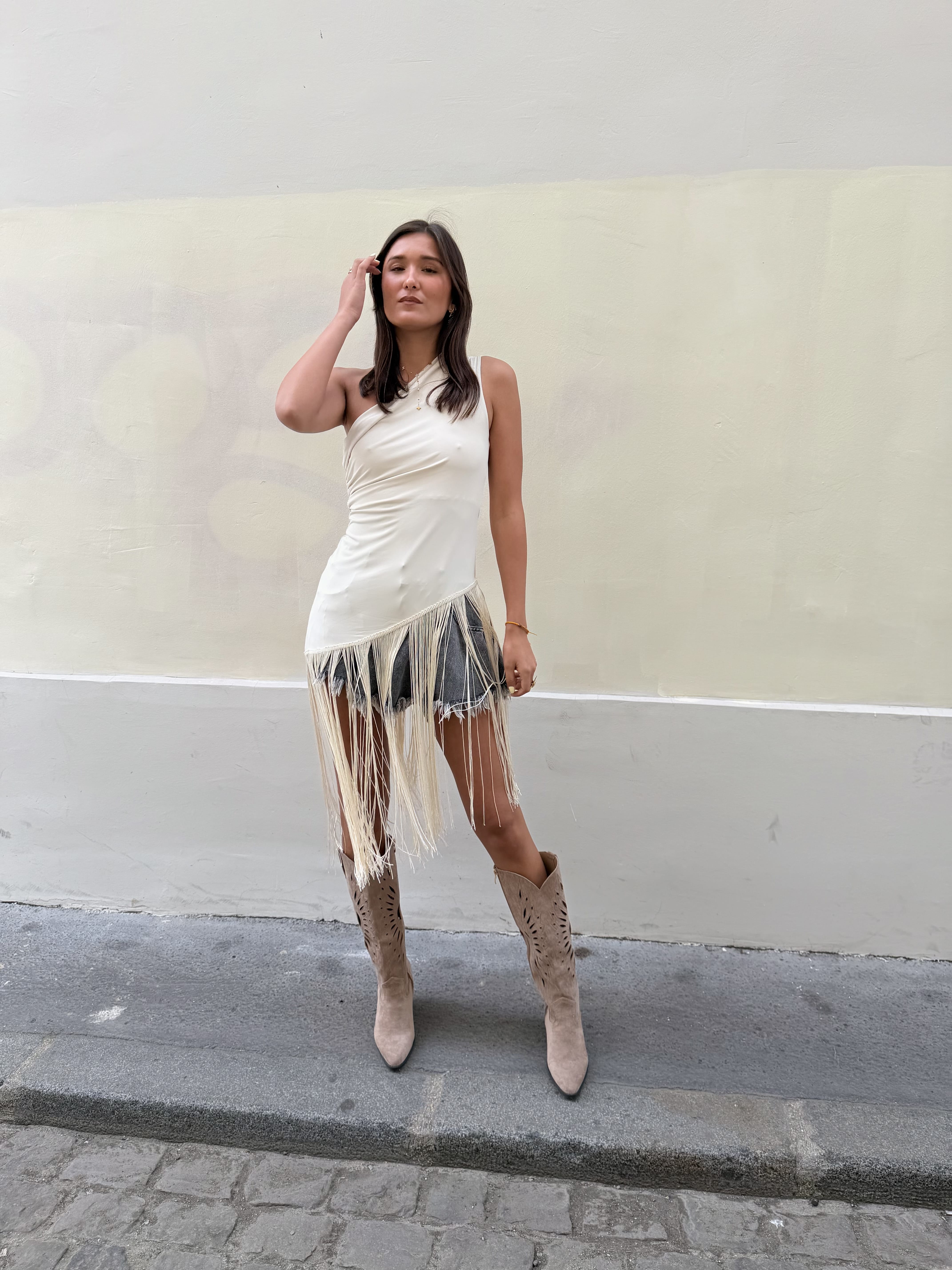 Misskoo Top Top COACHELLA beige