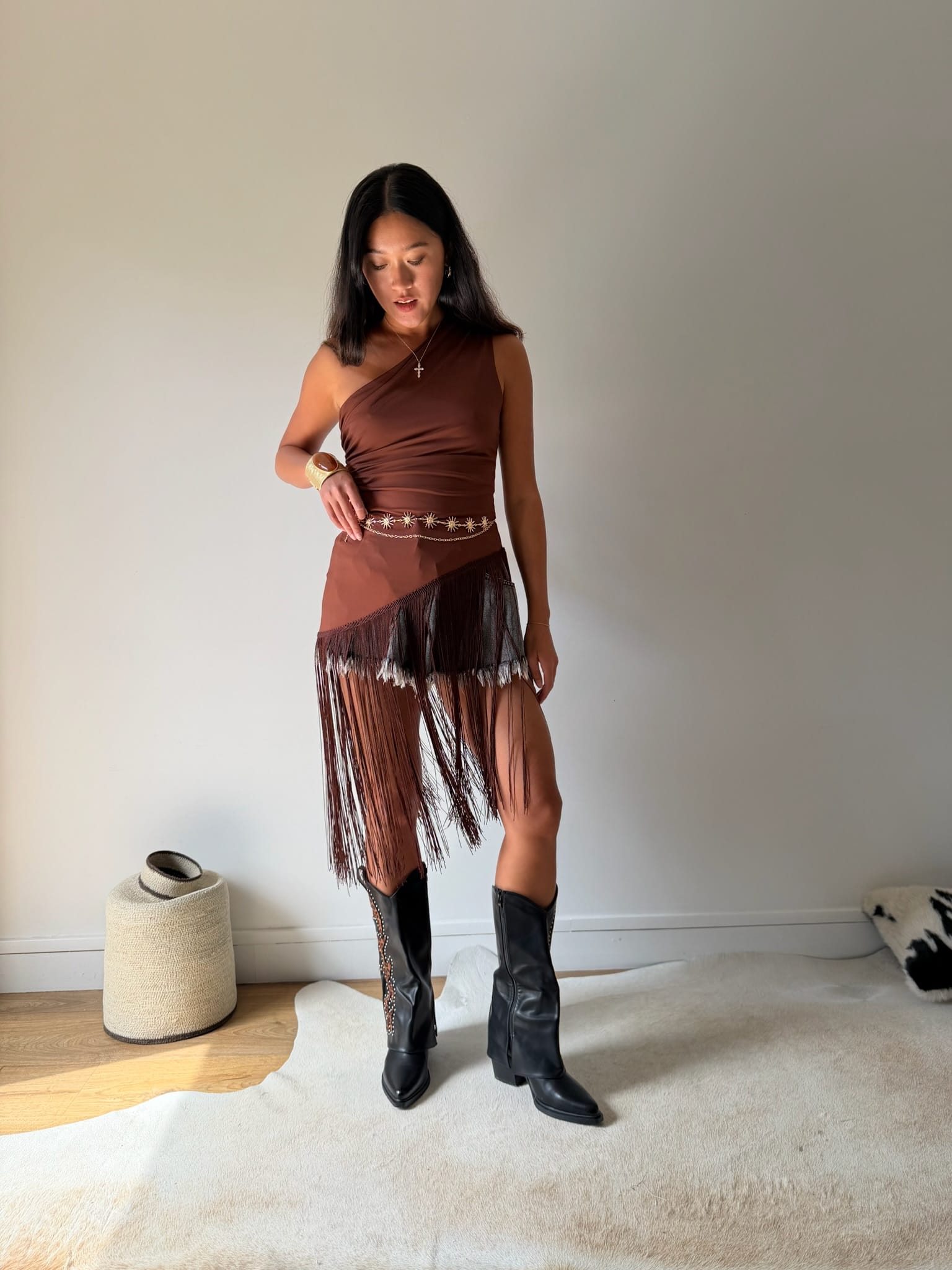 Misskoo Top Top COACHELLA chocolat