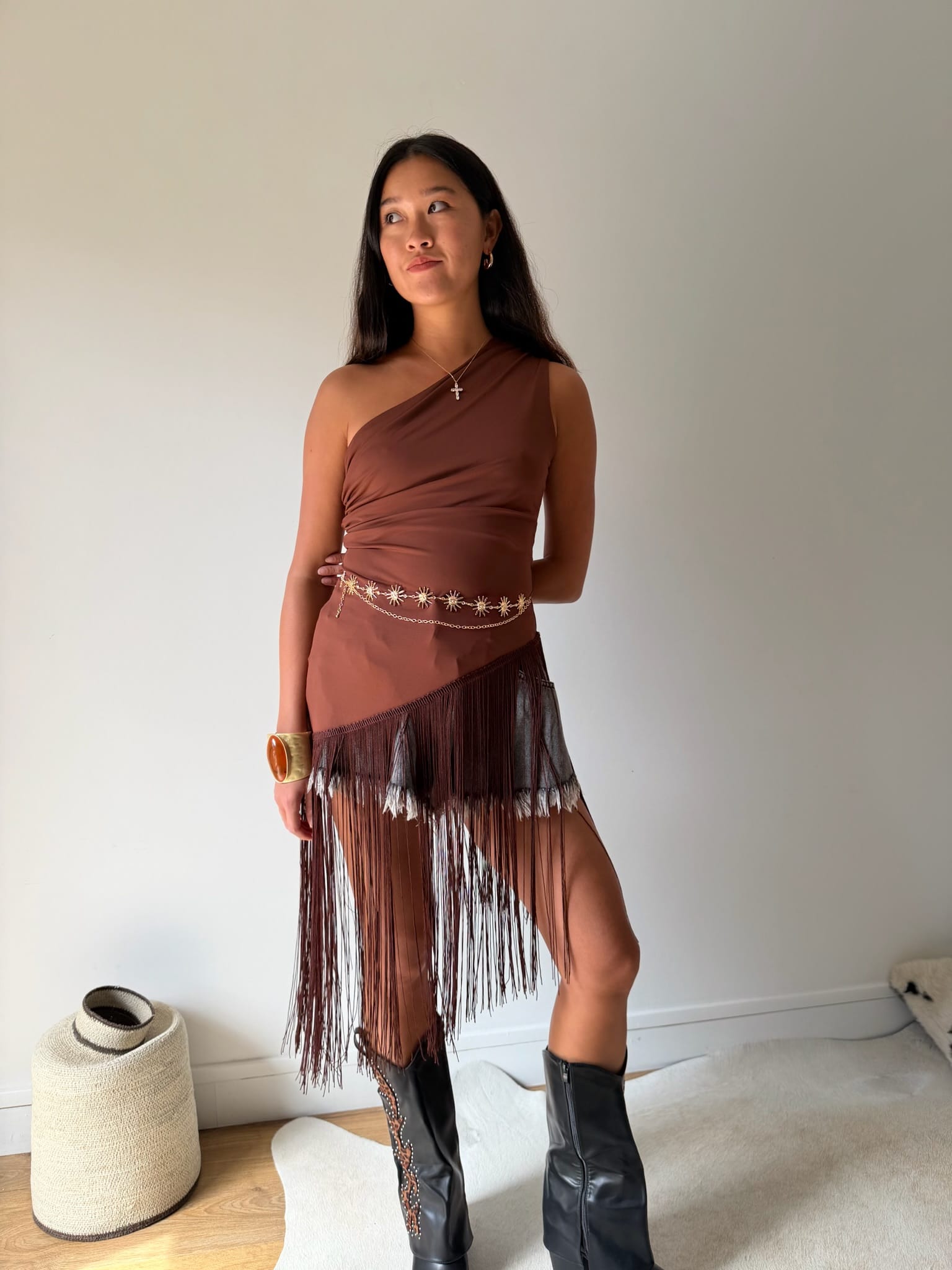 Misskoo Top Top COACHELLA chocolat