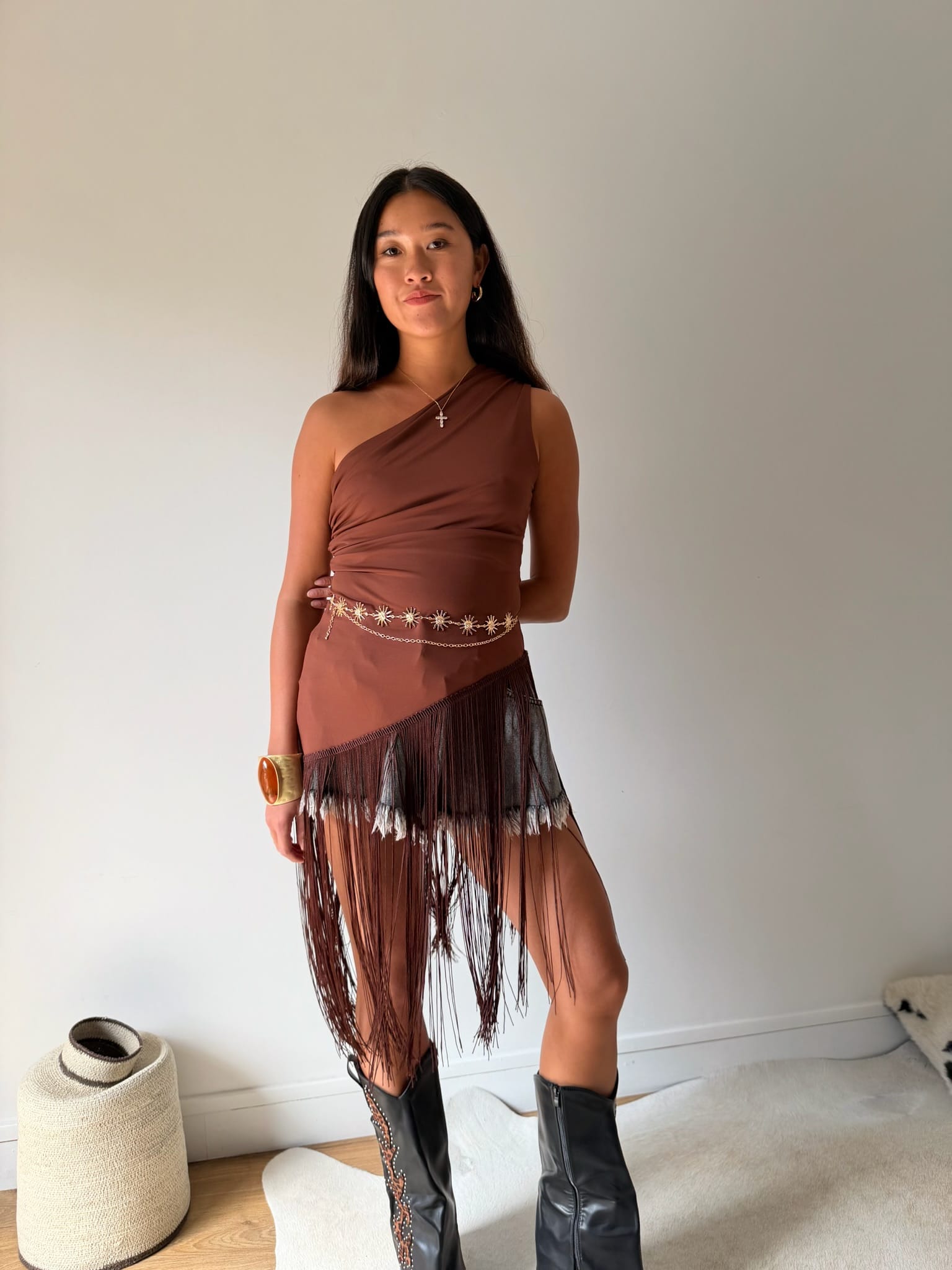 Misskoo Top Top COACHELLA chocolat