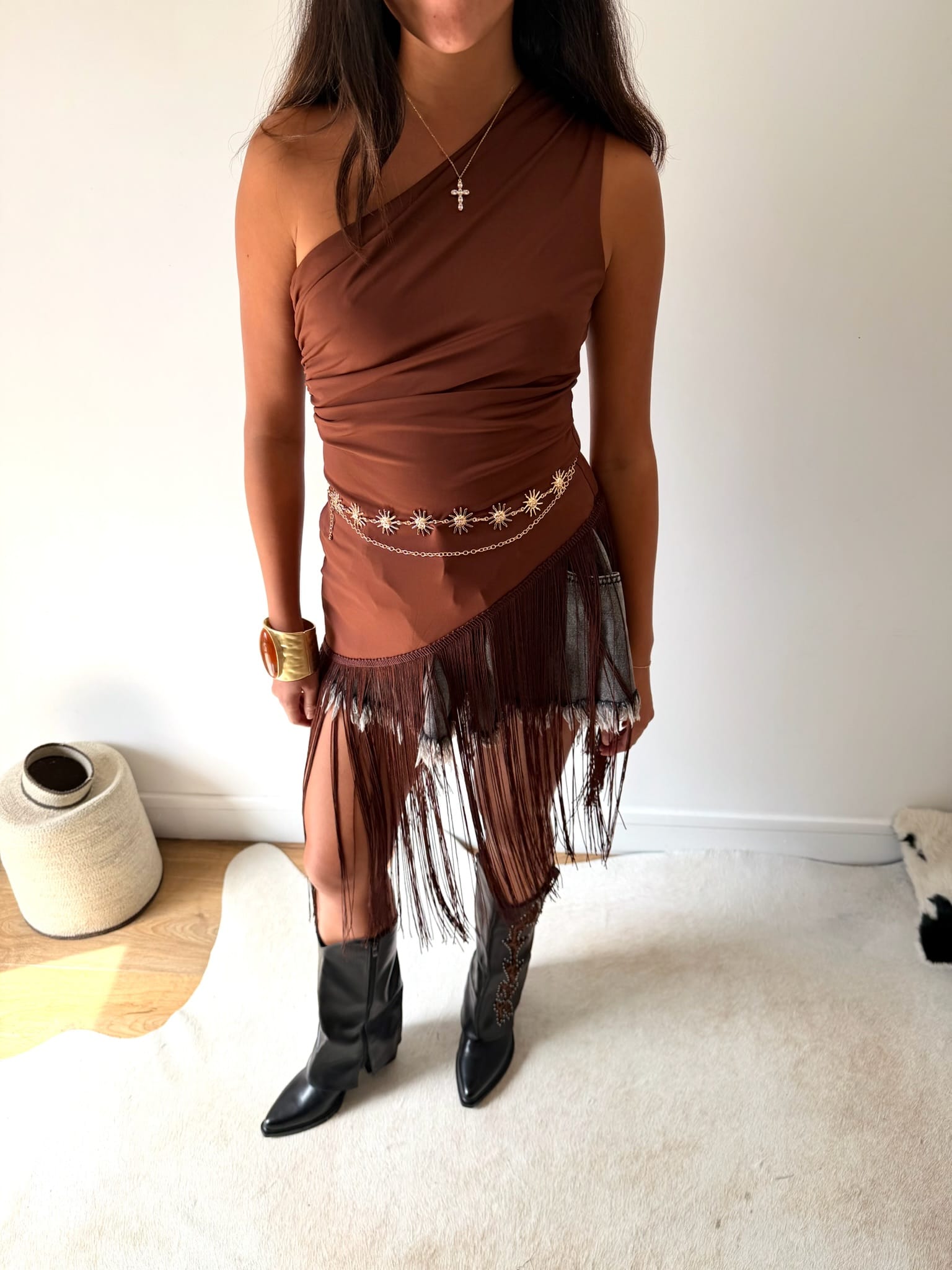 Misskoo Top Top COACHELLA chocolat