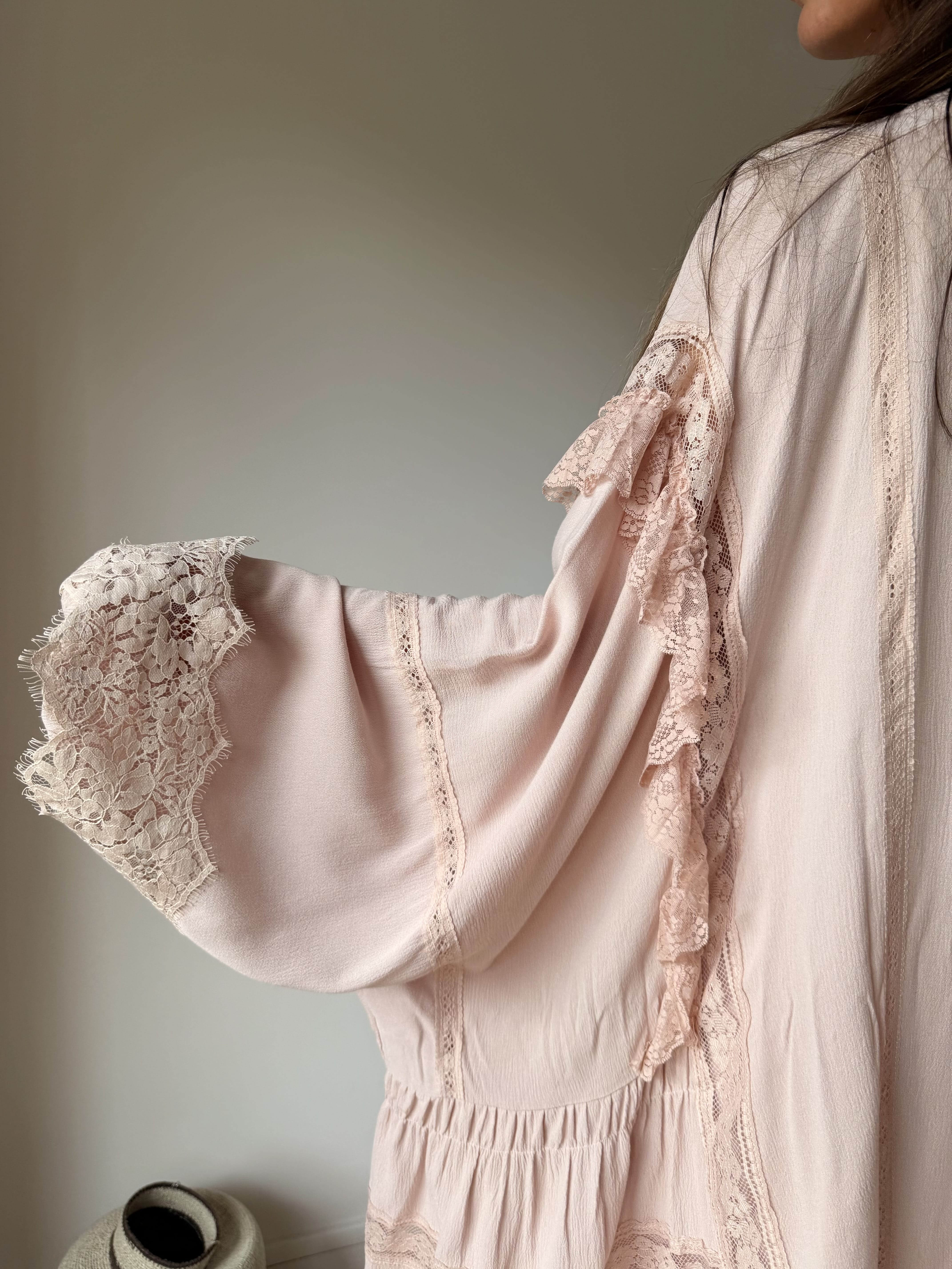 Purple Queen Robe Blouse BOHEMIAN rose