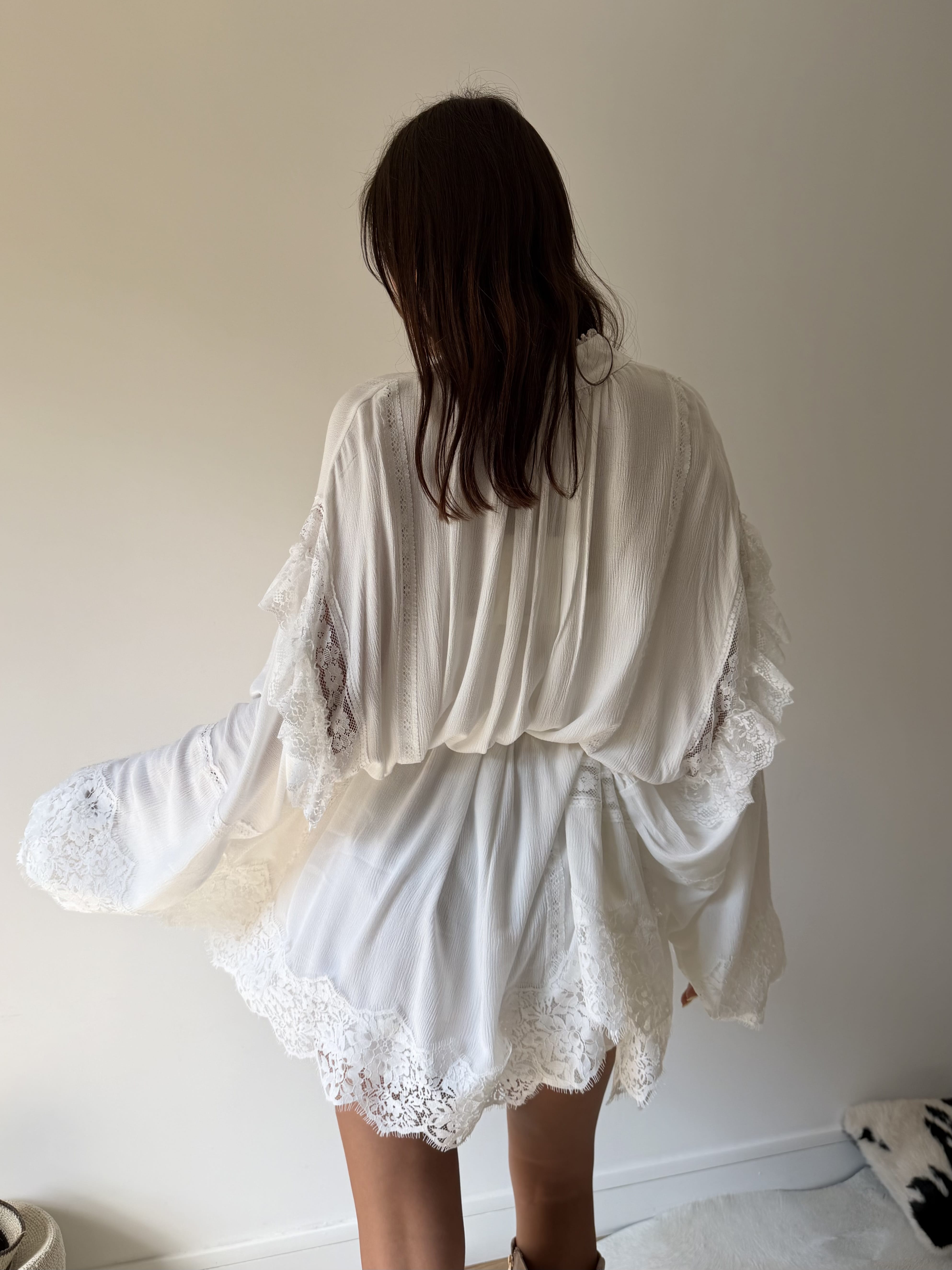 Unika Robe Blouse BOHEMIAN blanc