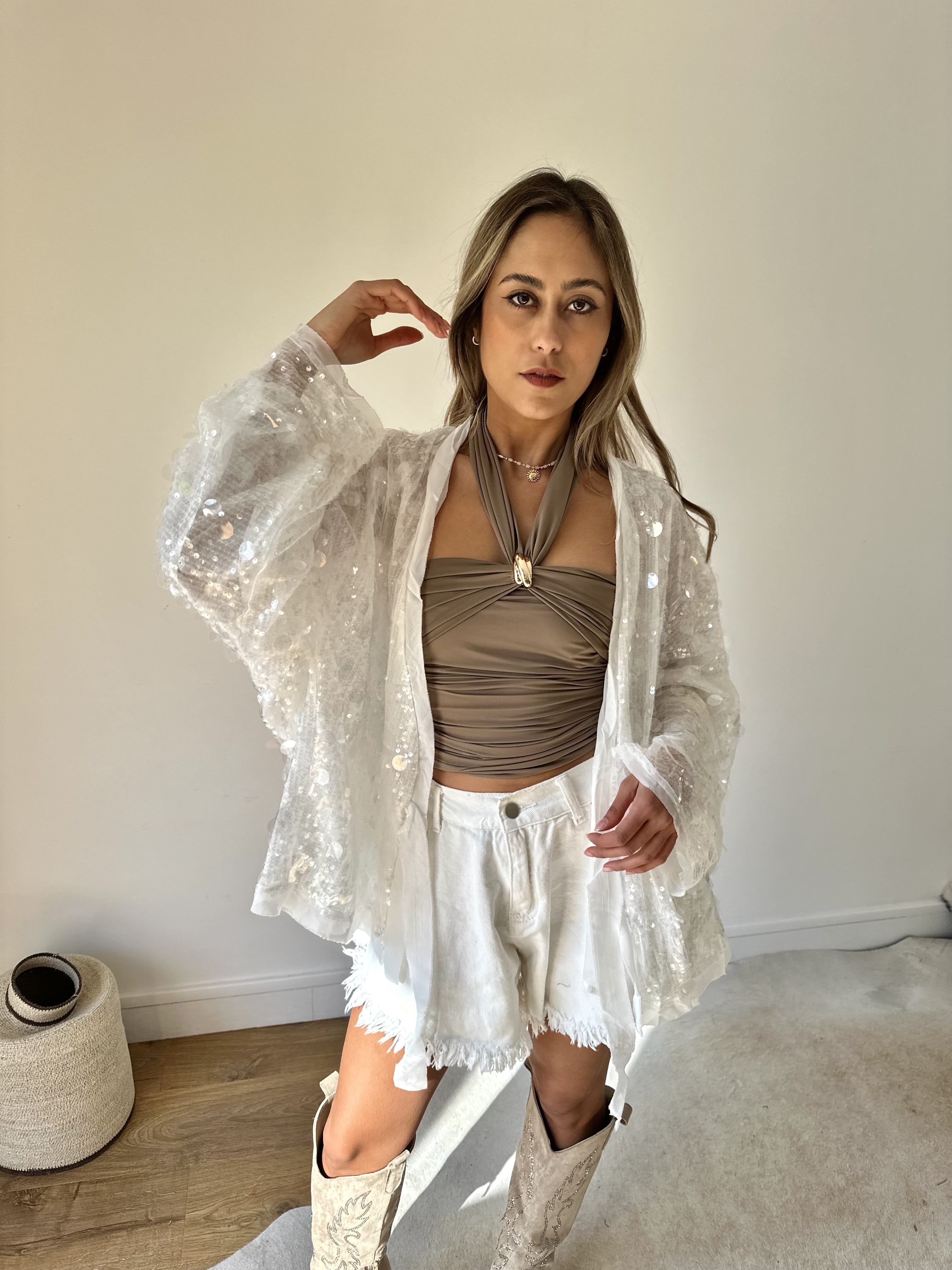 Van De Rock Top CANNES taupe