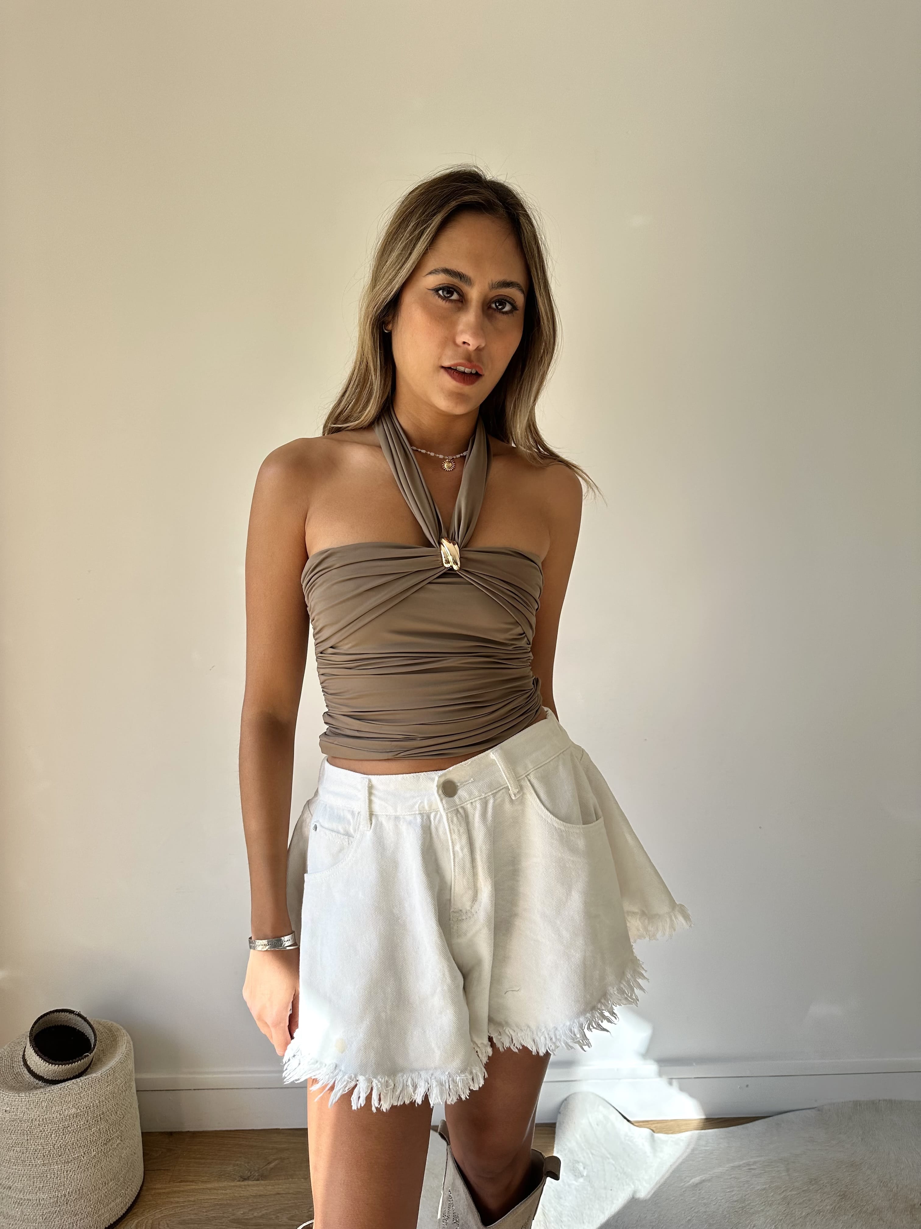 Van De Rock Top CANNES taupe